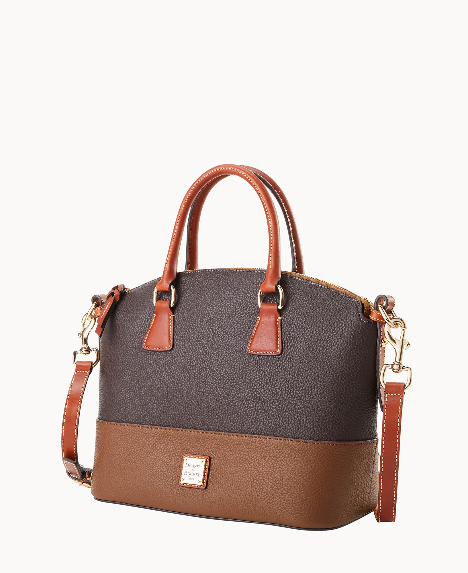 Pebble Color Block Domed Satchel - Image 2