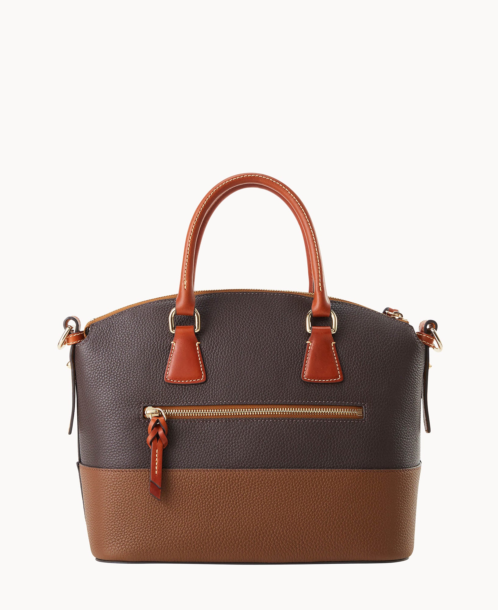 Pebble Color Block Domed Satchel - Image 4