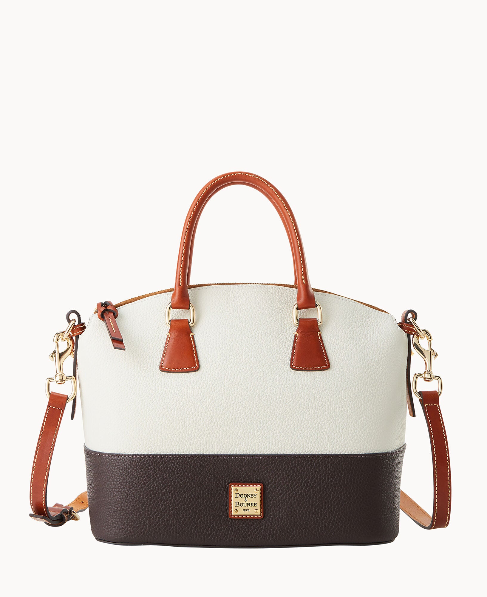 Pebble Color Block Domed Satchel - Image 6