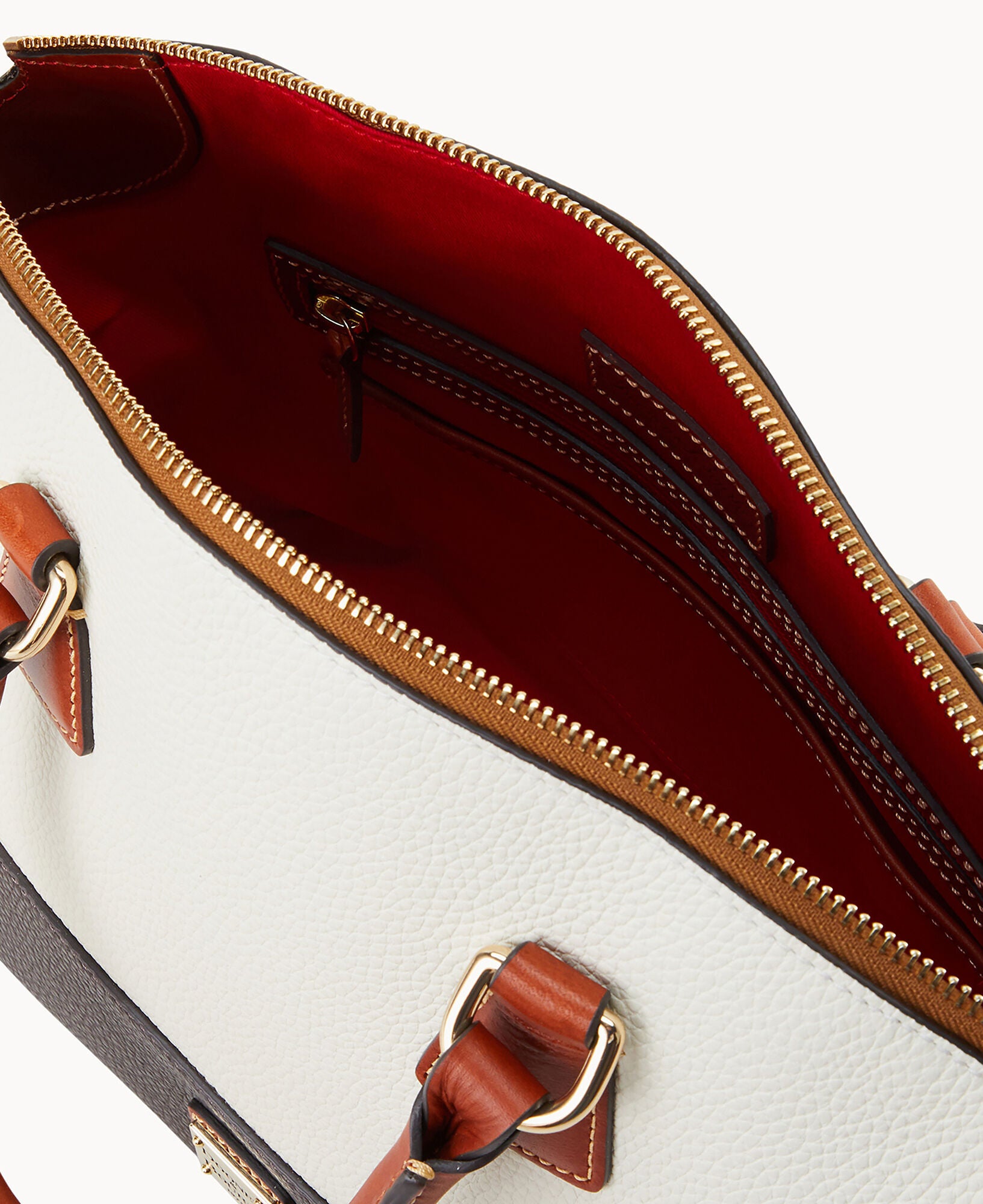 Pebble Color Block Domed Satchel - Image 8