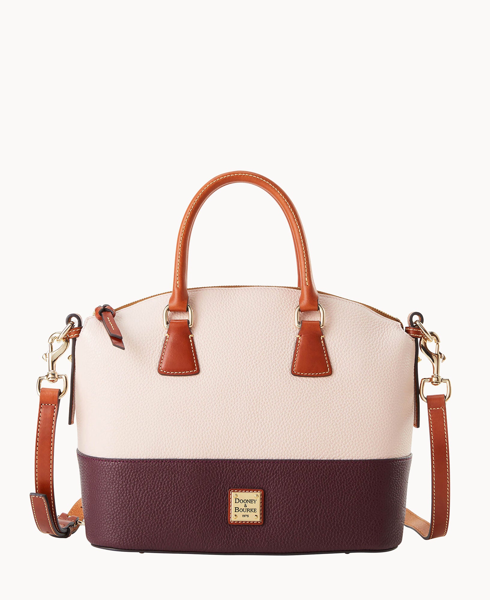 Pebble Color Block Domed Satchel - Image 11