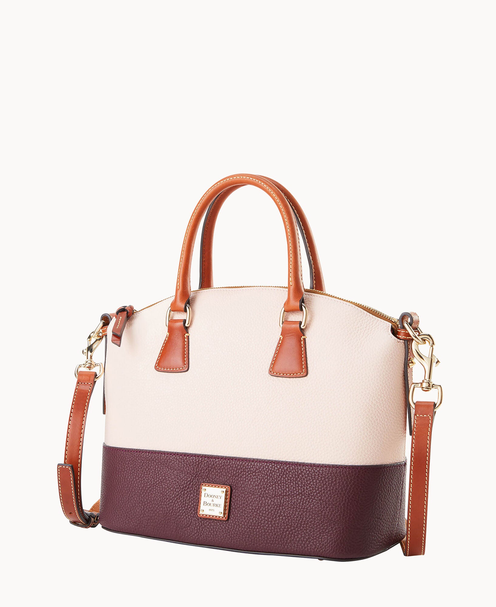 Pebble Color Block Domed Satchel - Image 12