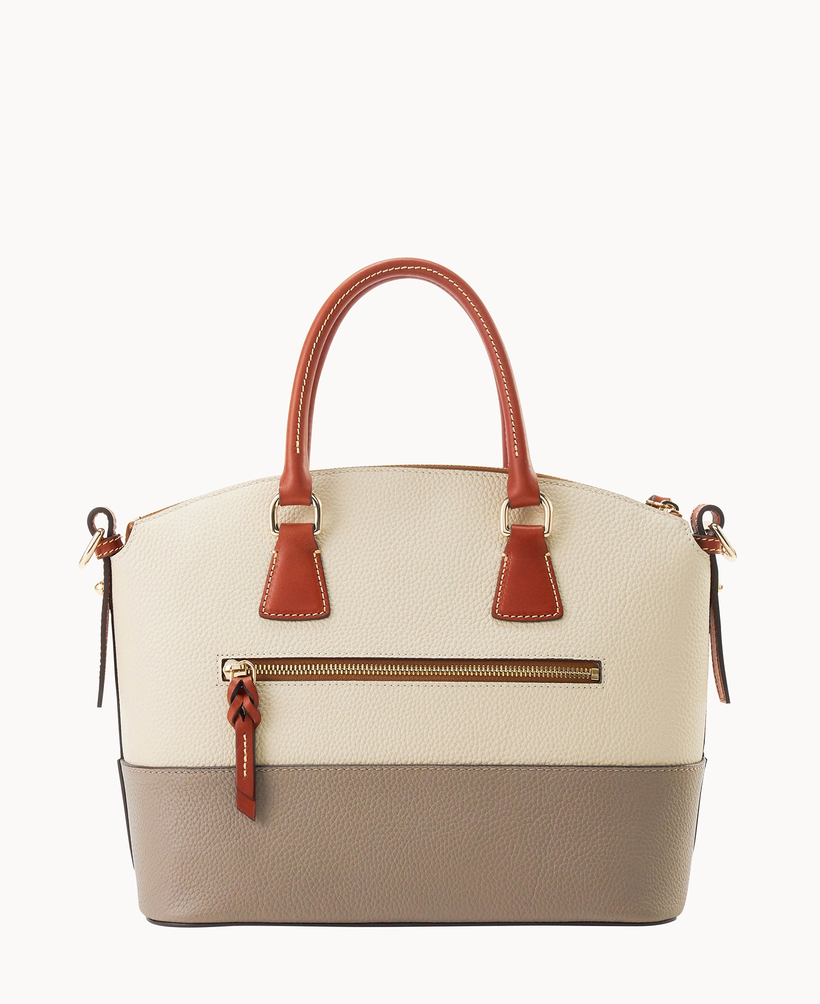 Pebble Color Block Domed Satchel - Image 19