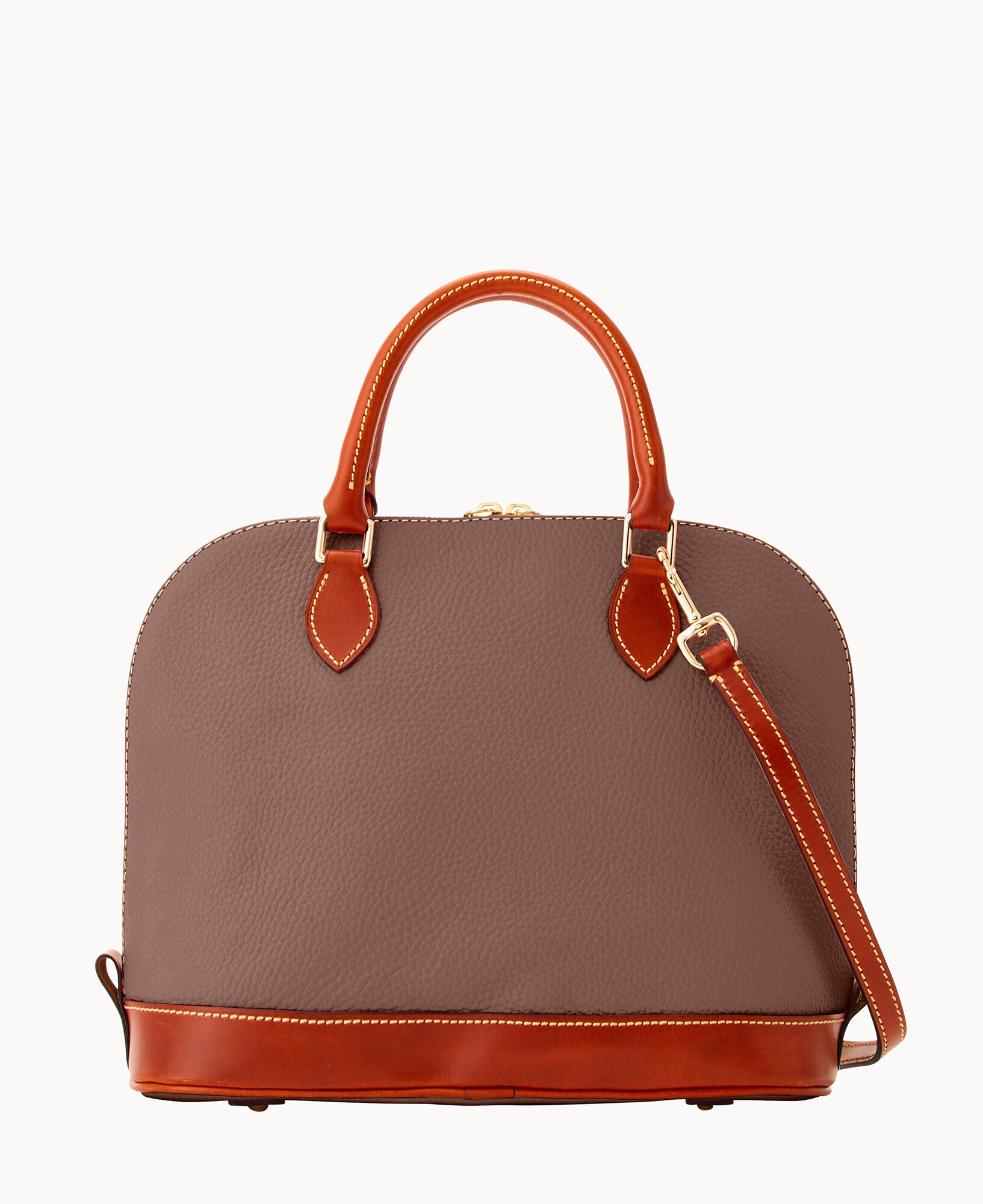 Pebble Grain Zip Zip Satchel - Image 29