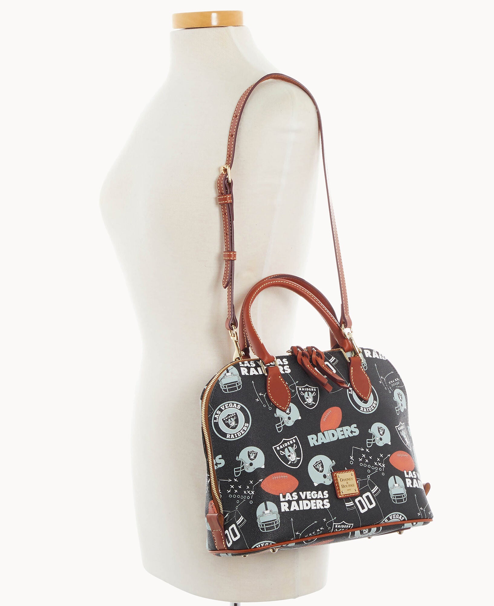 NFL Raiders Zip Zip Satchel - Image 4