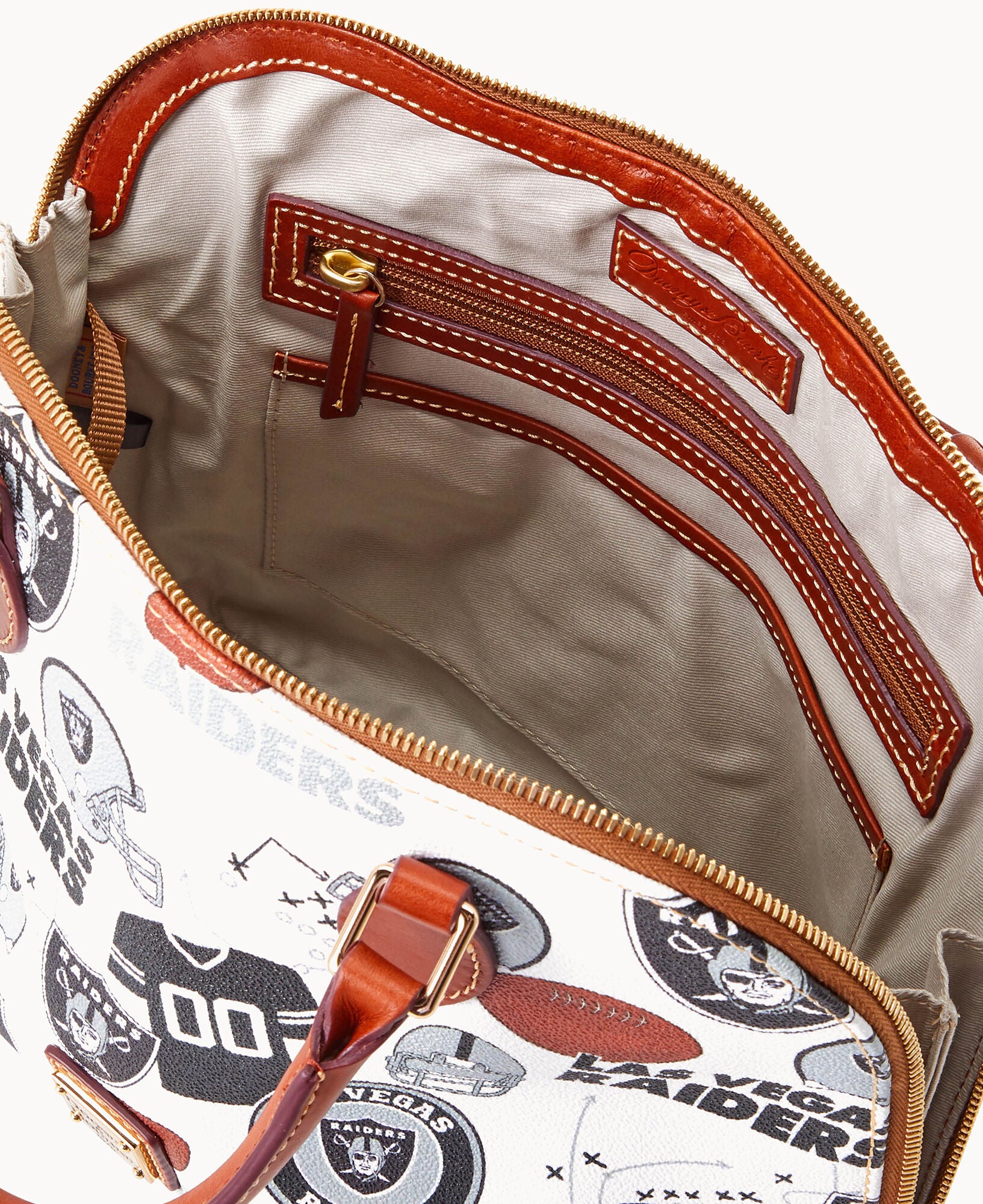 NFL Raiders Zip Zip Satchel - Image 7