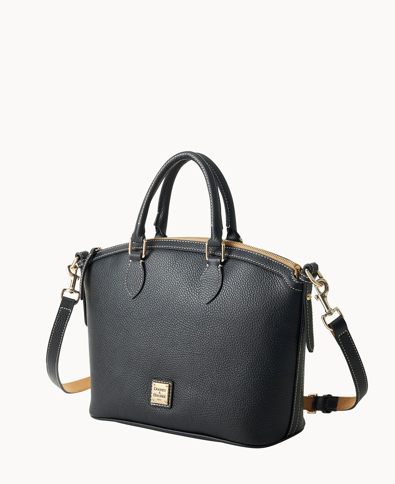 Lucca Leather Domed Satchel - Image 2