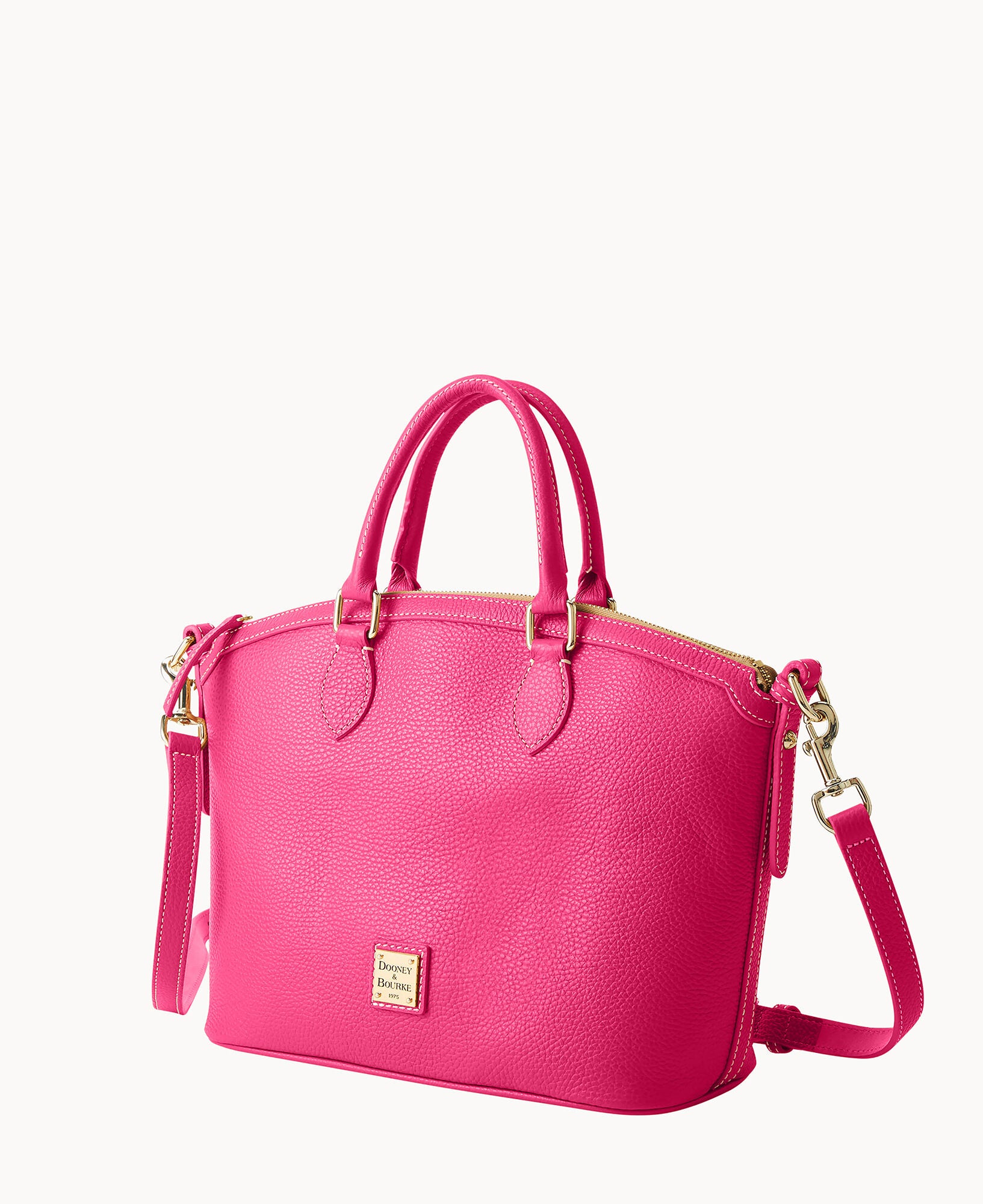 Lucca Leather Domed Satchel - Image 26
