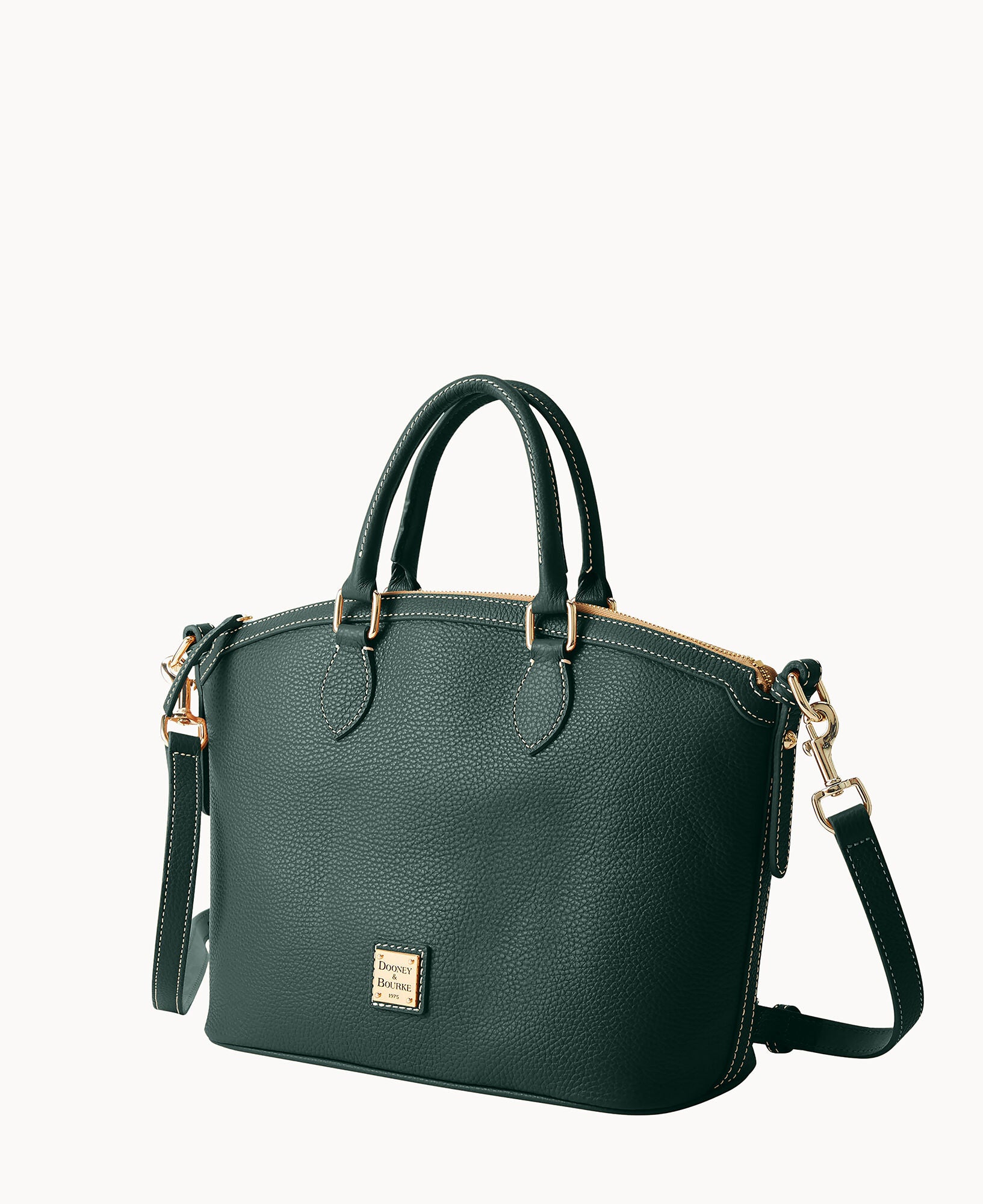 Lucca Leather Domed Satchel - Image 30