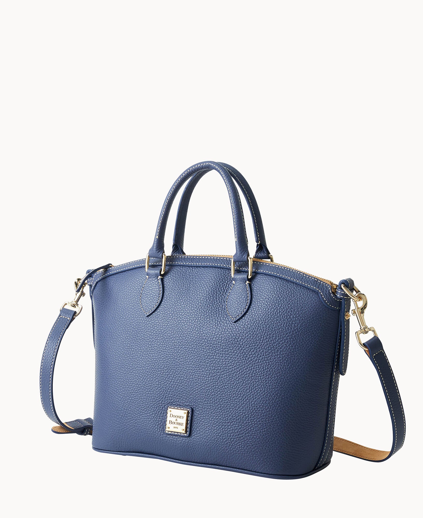 Lucca Leather Domed Satchel - Image 10