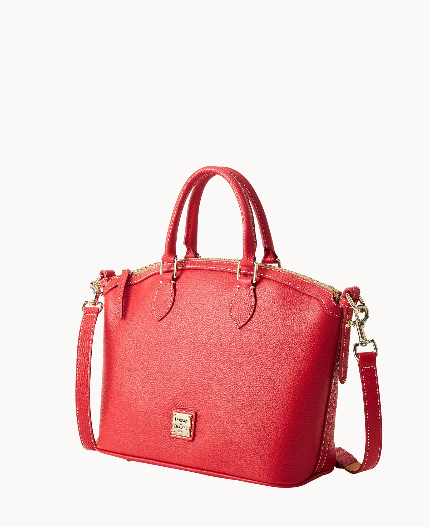 Lucca Leather Domed Satchel - Image 14