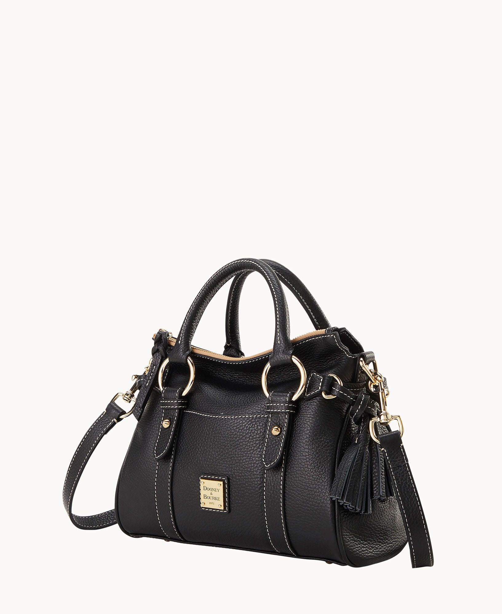 Lucca Leather Satchel With Pocket - Image 7