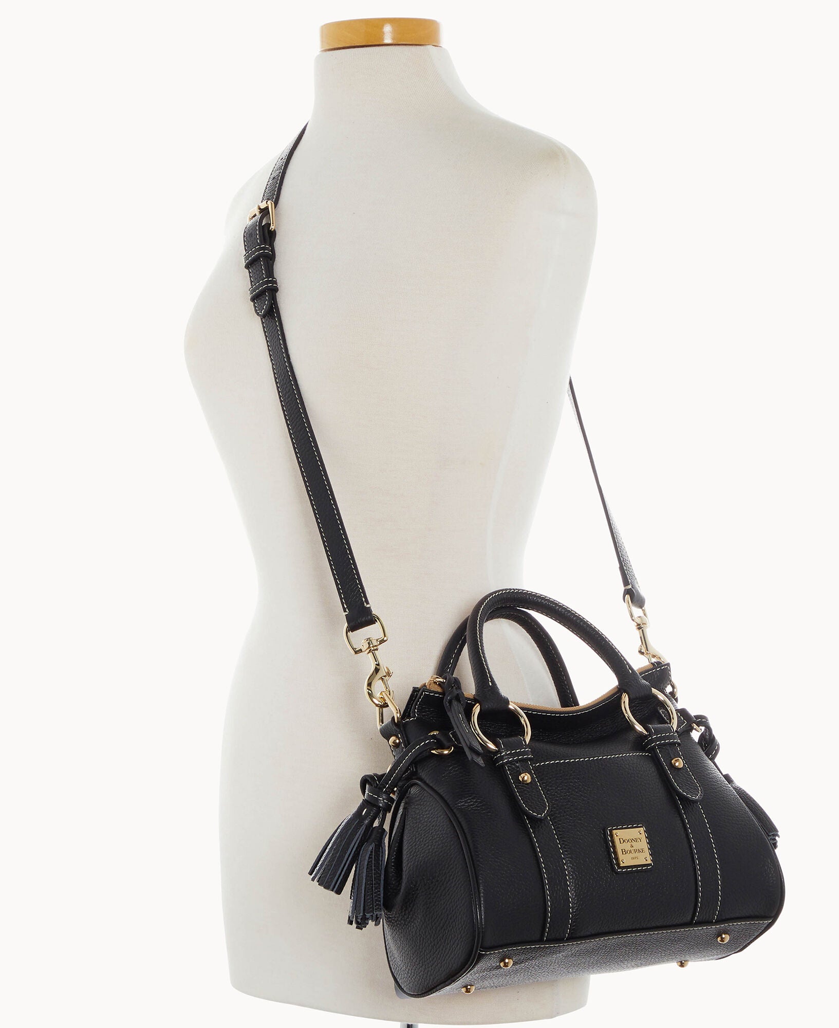 Lucca Leather Satchel With Pocket - Image 10