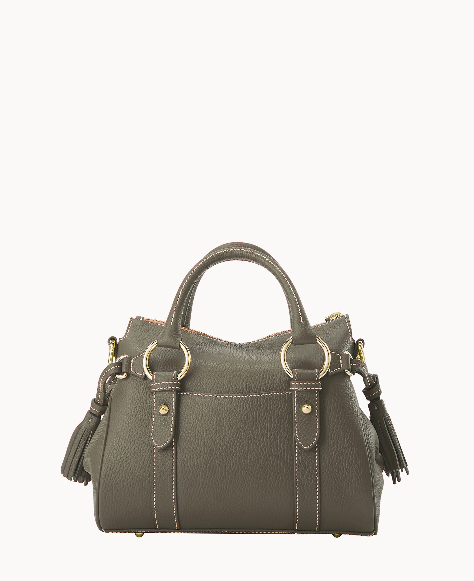 Lucca Leather Satchel With Pocket - Image 24