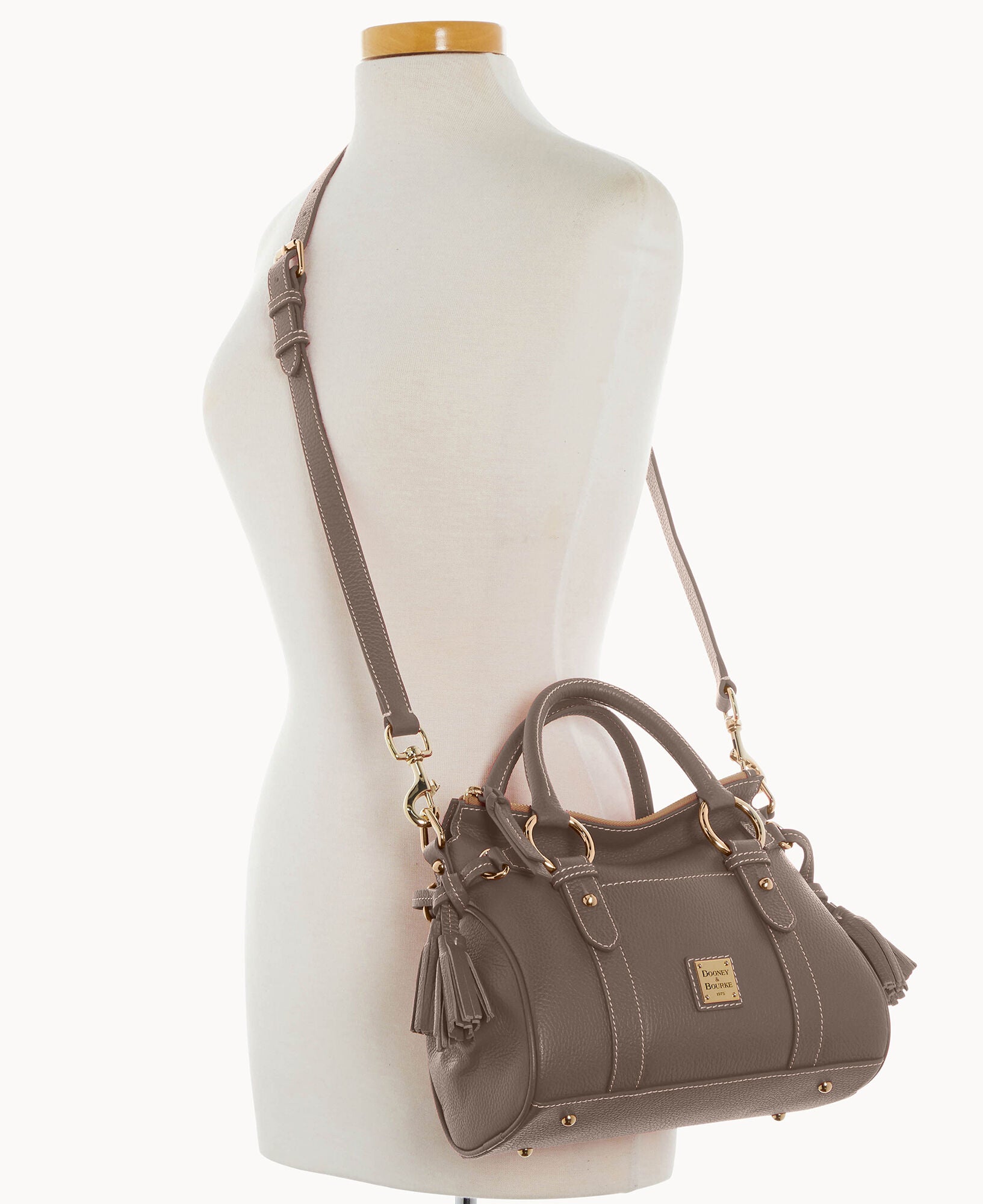 Lucca Leather Satchel With Pocket - Image 25