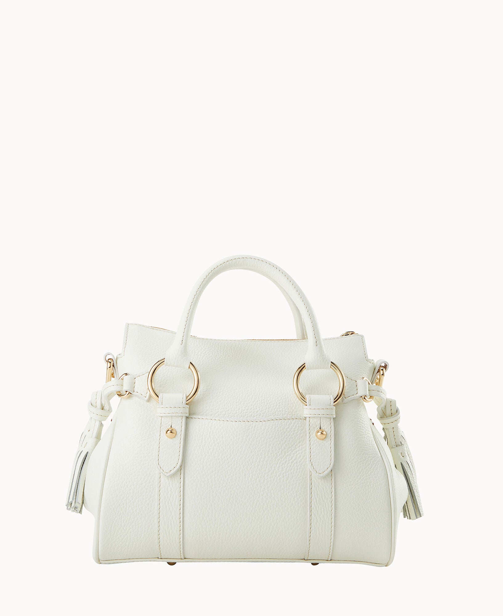 Lucca Leather Satchel With Pocket - Image 14