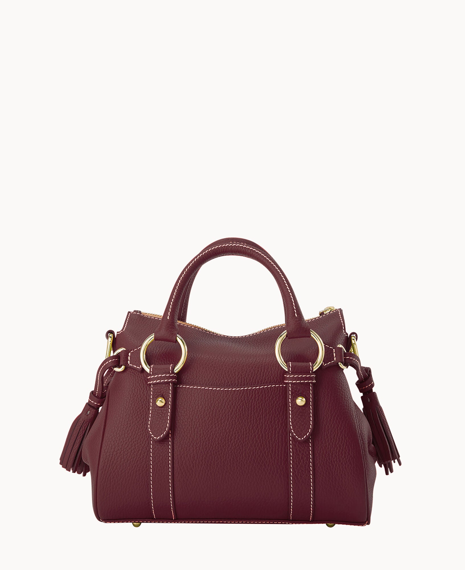 Lucca Leather Satchel With Pocket - Image 29