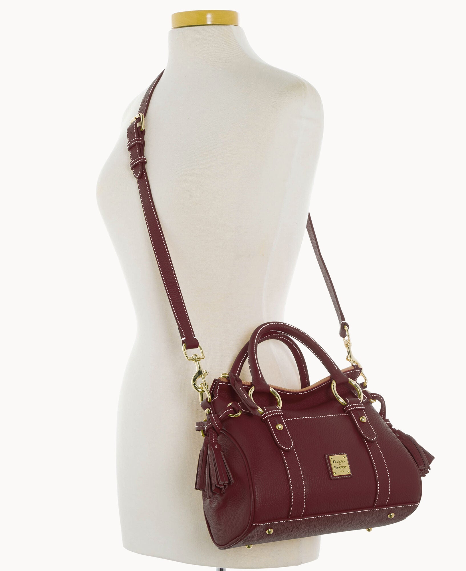 Lucca Leather Satchel With Pocket - Image 30