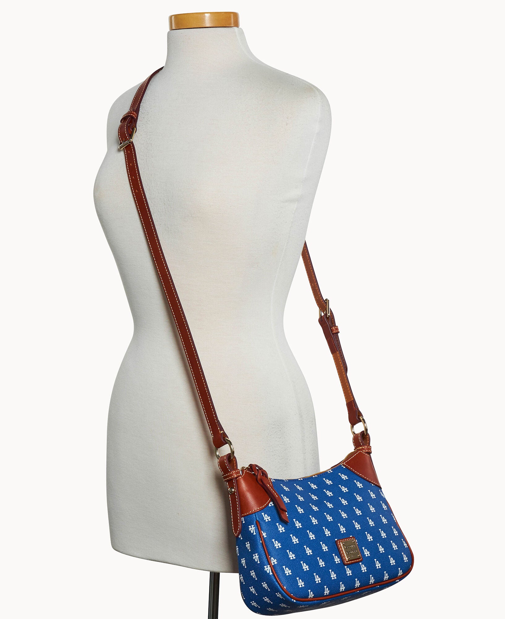 MLB Dodgers Crossbody Hobo 22 - Image 5