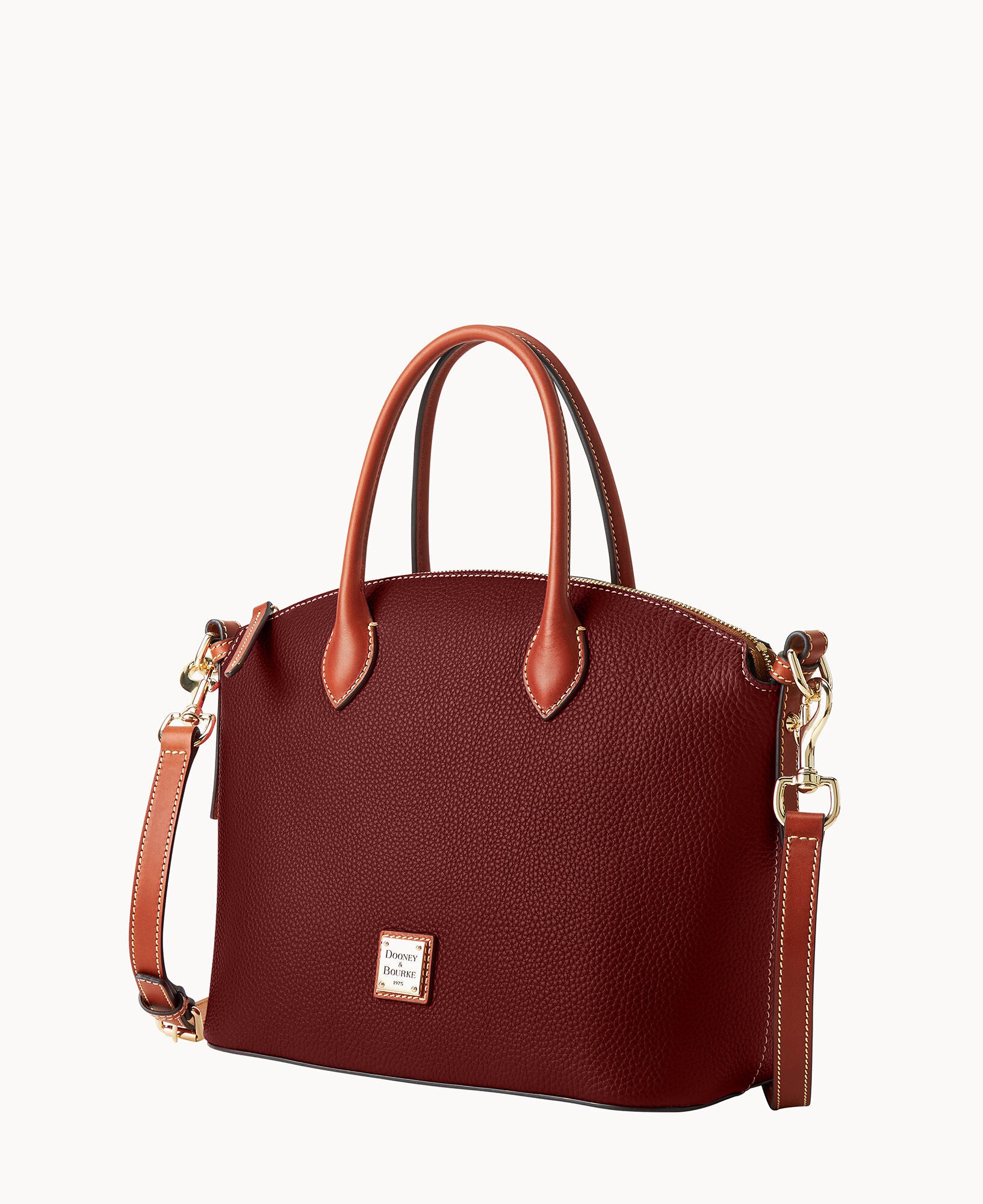 Pebble Grain Domed Satchel - Image 7