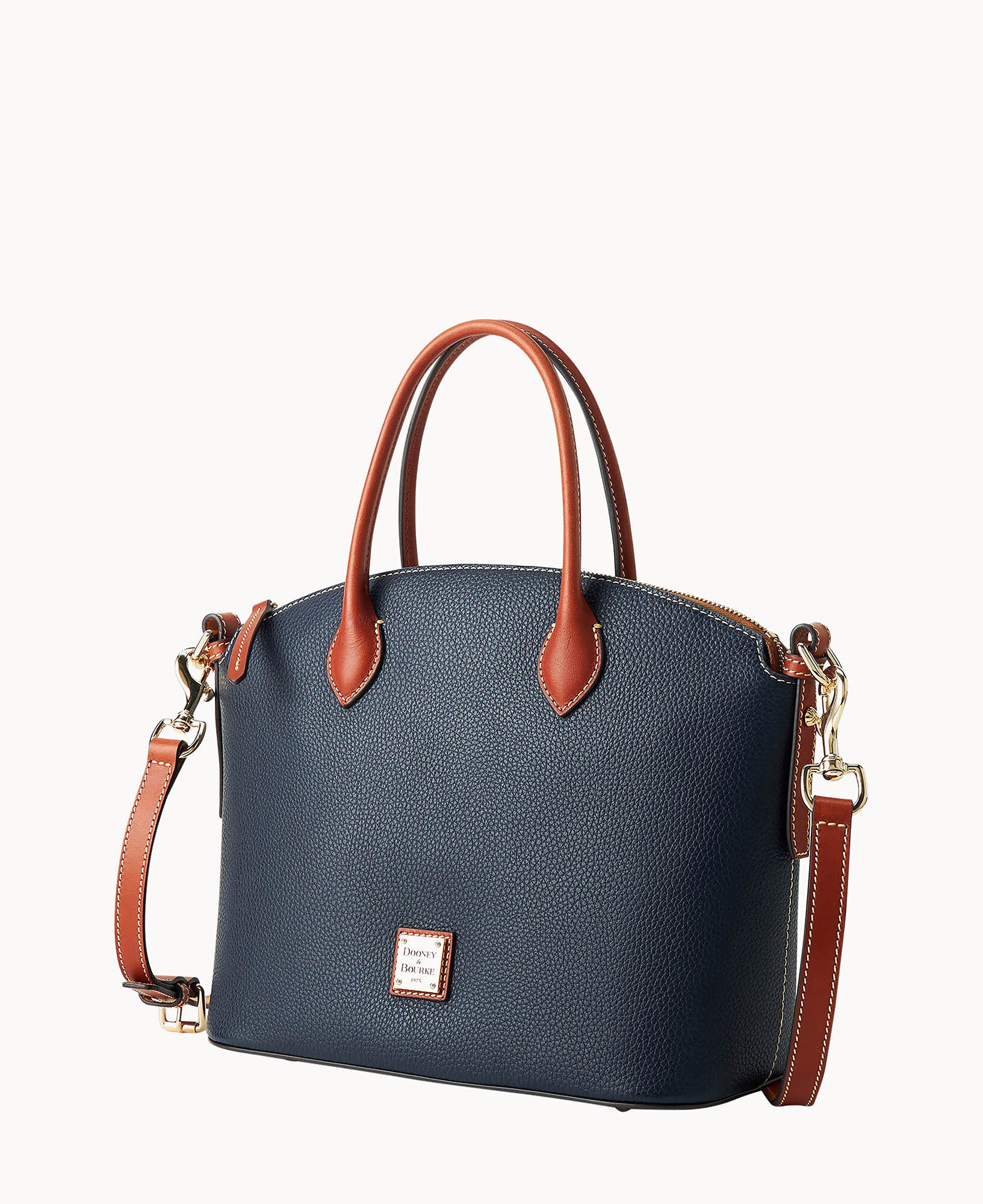 Pebble Grain Domed Satchel - Image 17