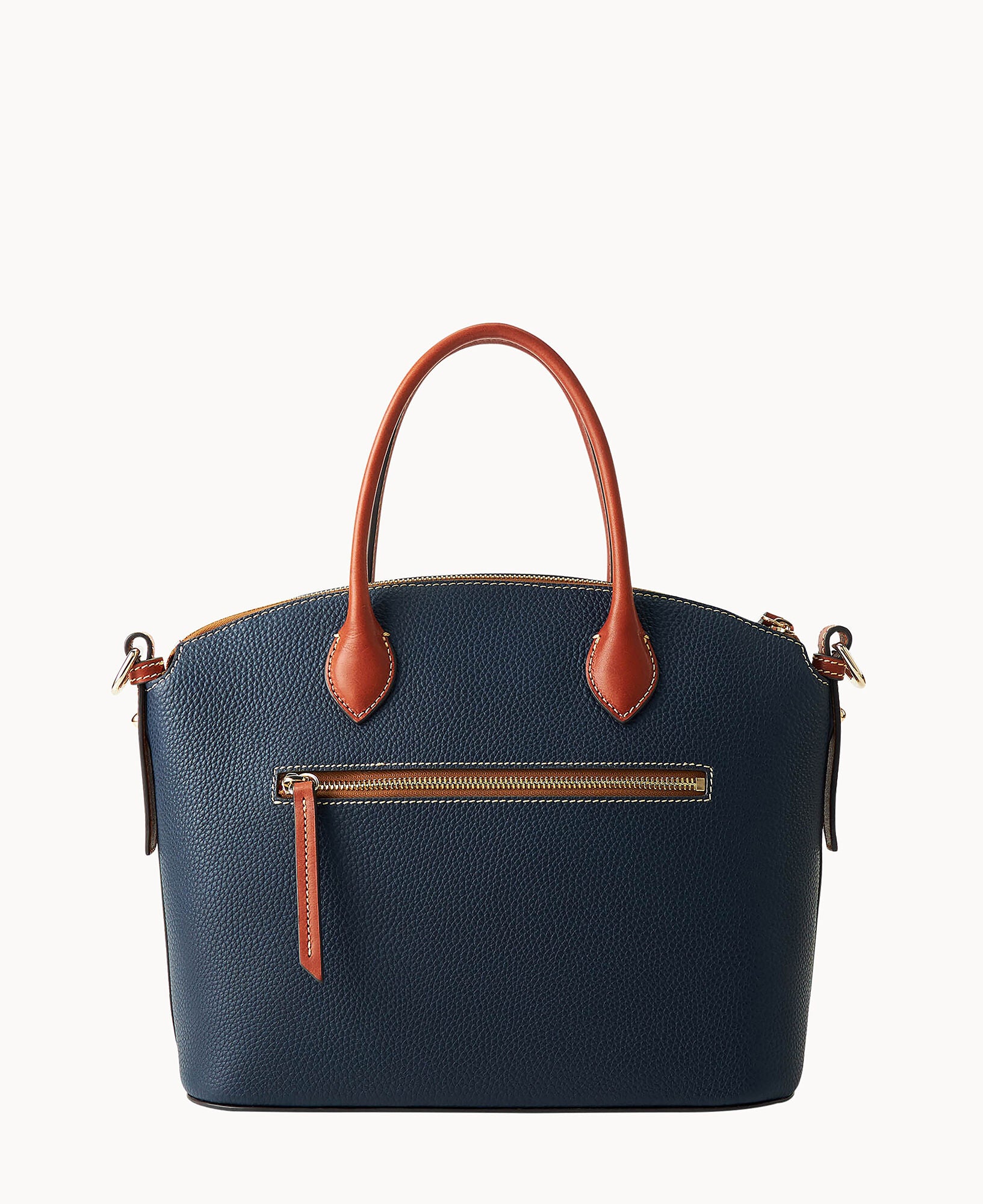 Pebble Grain Domed Satchel - Image 19