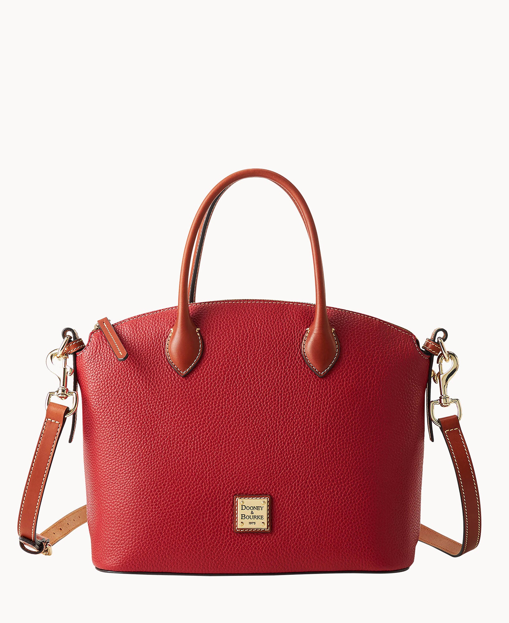 Pebble Grain Domed Satchel - Image 21