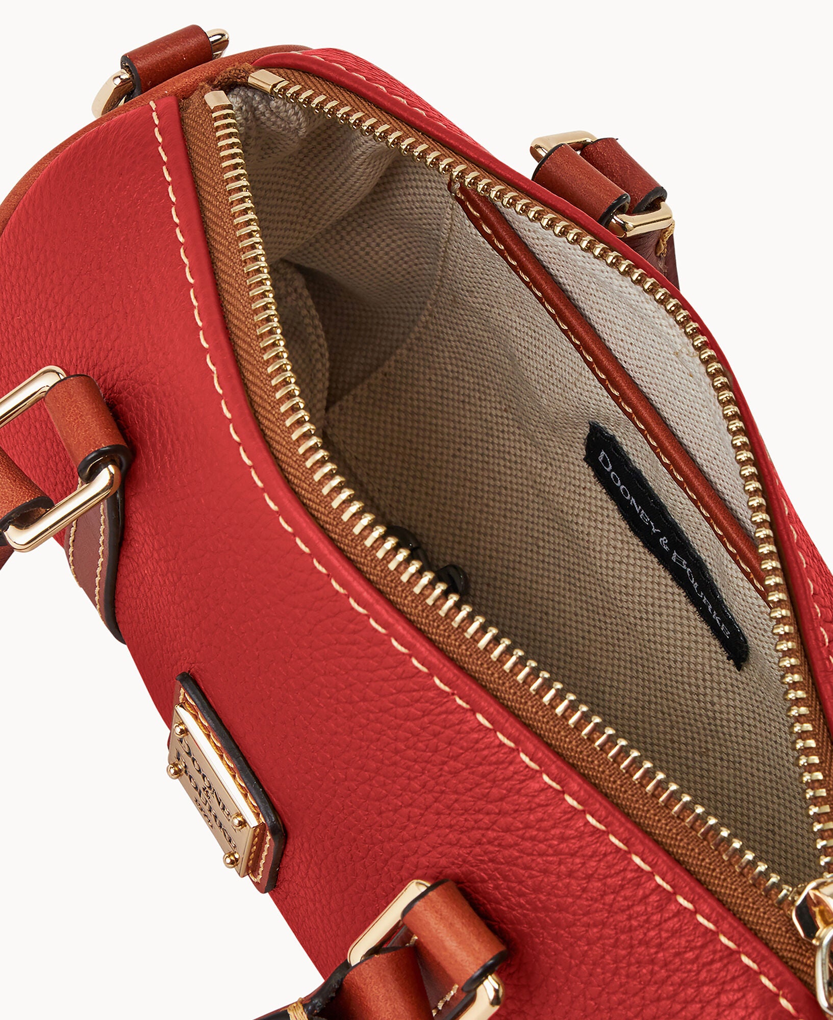 Pebble Grain Crossbody Barrel Satchel 20 - Image 23