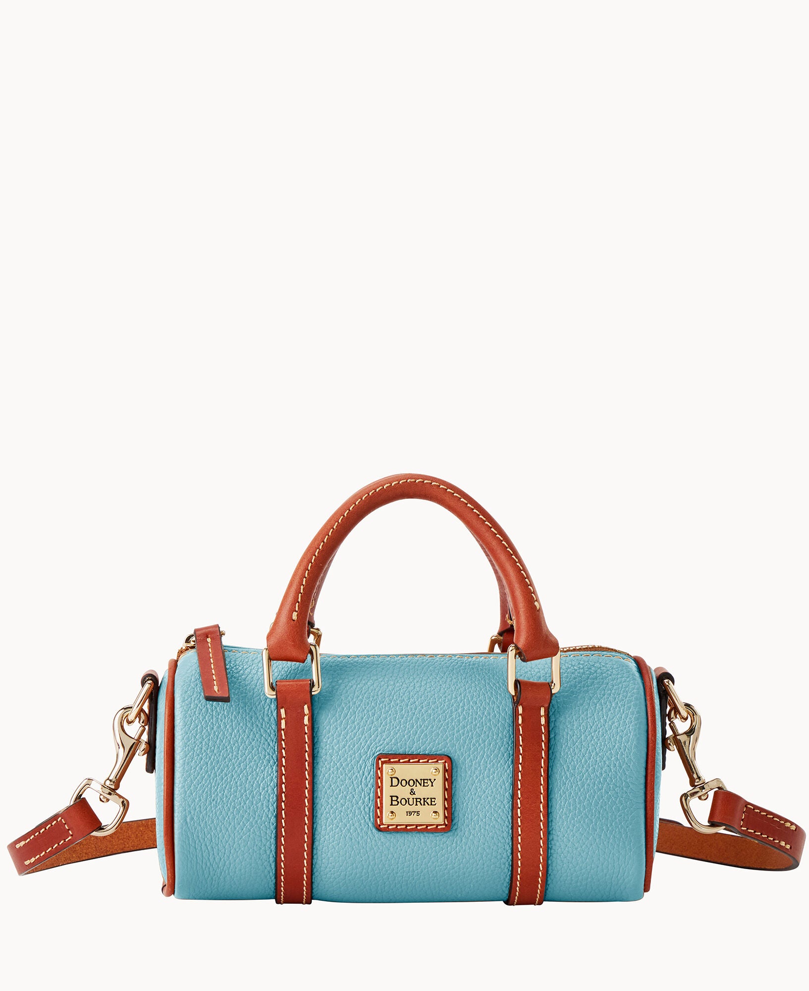 Pebble Grain Crossbody Barrel Satchel 20 - Image 29