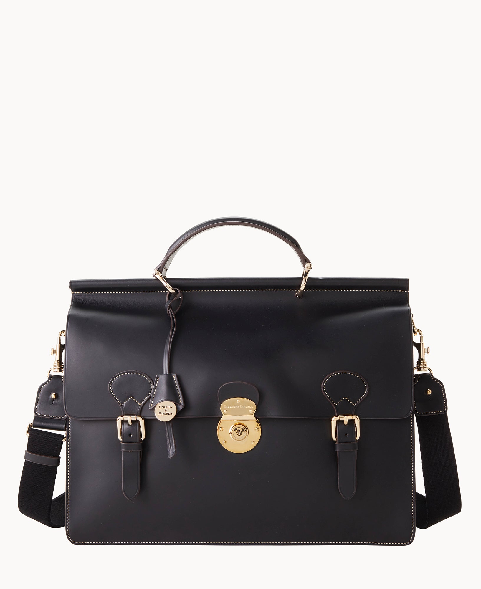 Alto Double Gusset Buckle Briefcase - Image 6