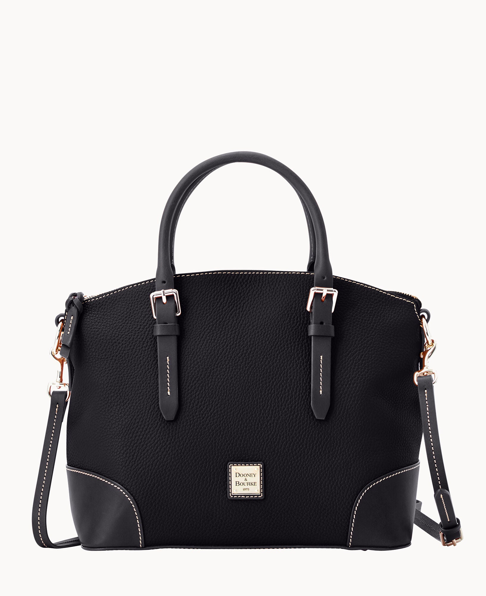 Pebble Grain Domed Satchel - Image 16