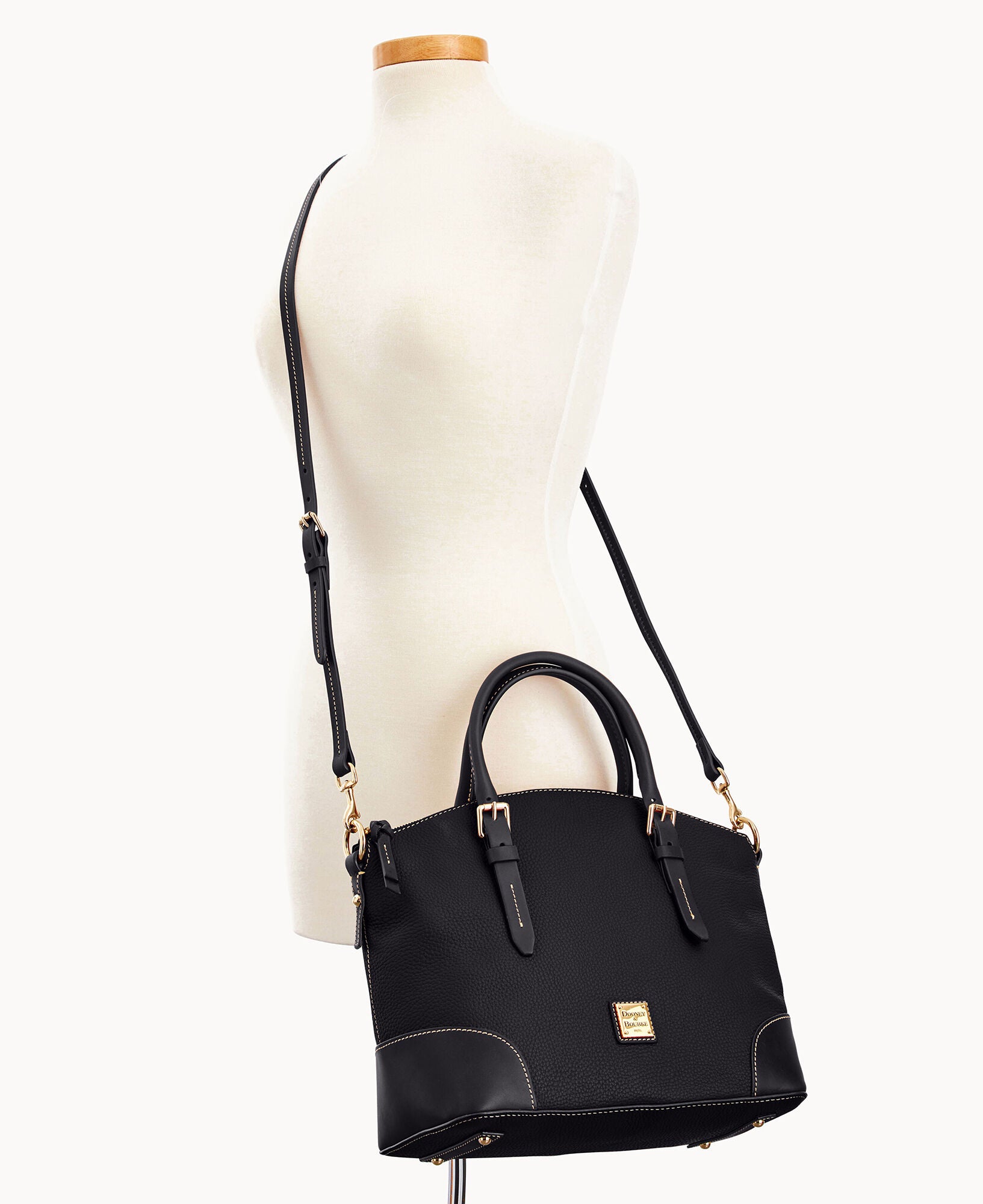 Pebble Grain Domed Satchel - Image 20