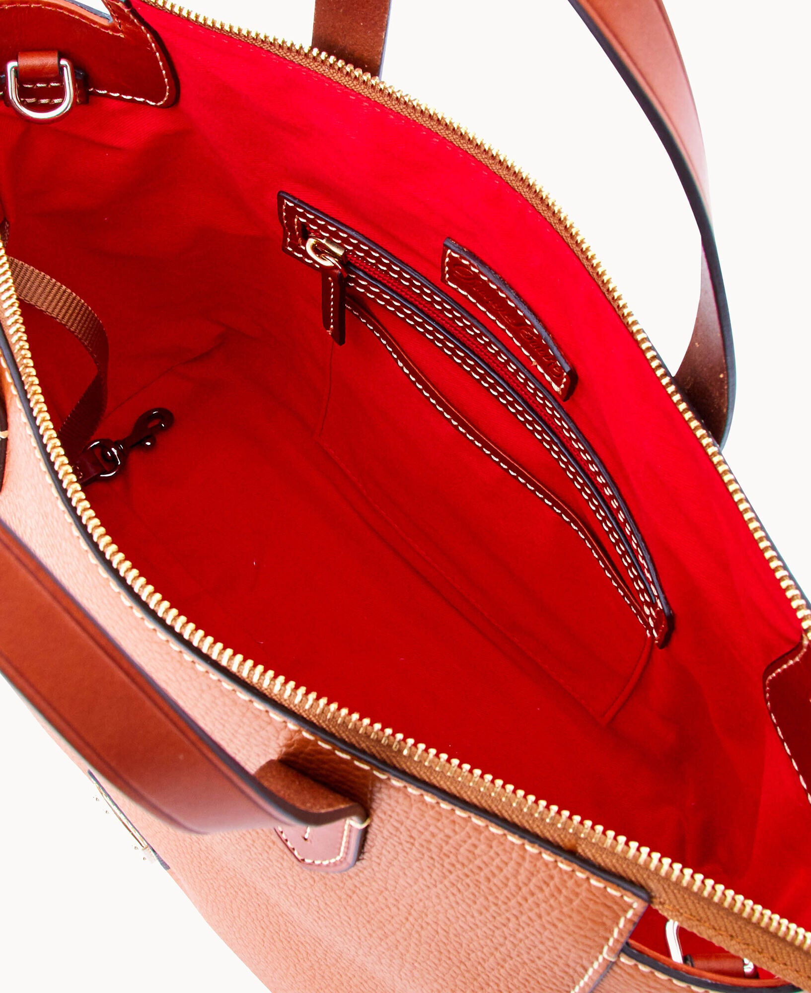 Pebble Grain Domed Satchel - Image 8