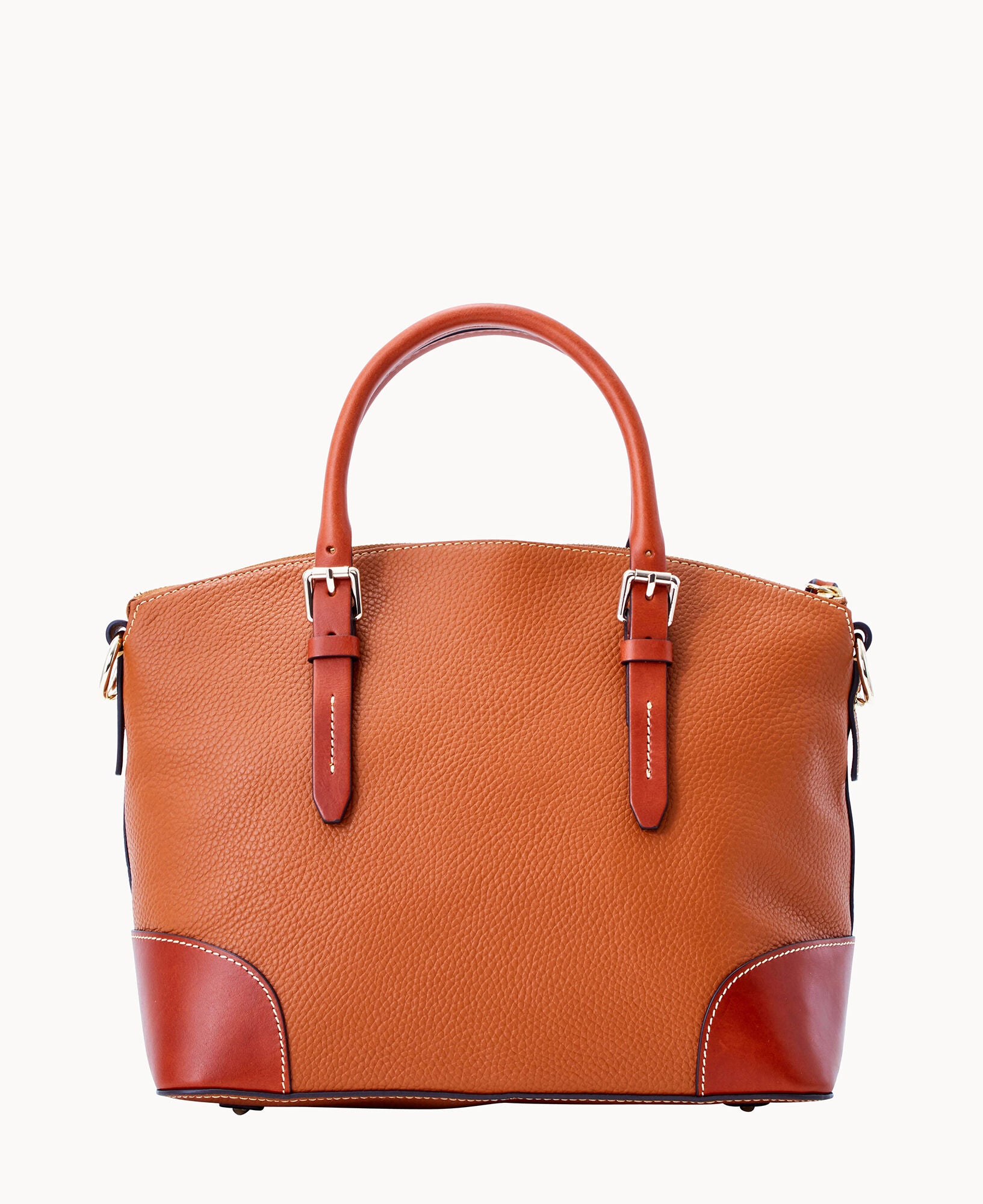 Pebble Grain Domed Satchel - Image 9
