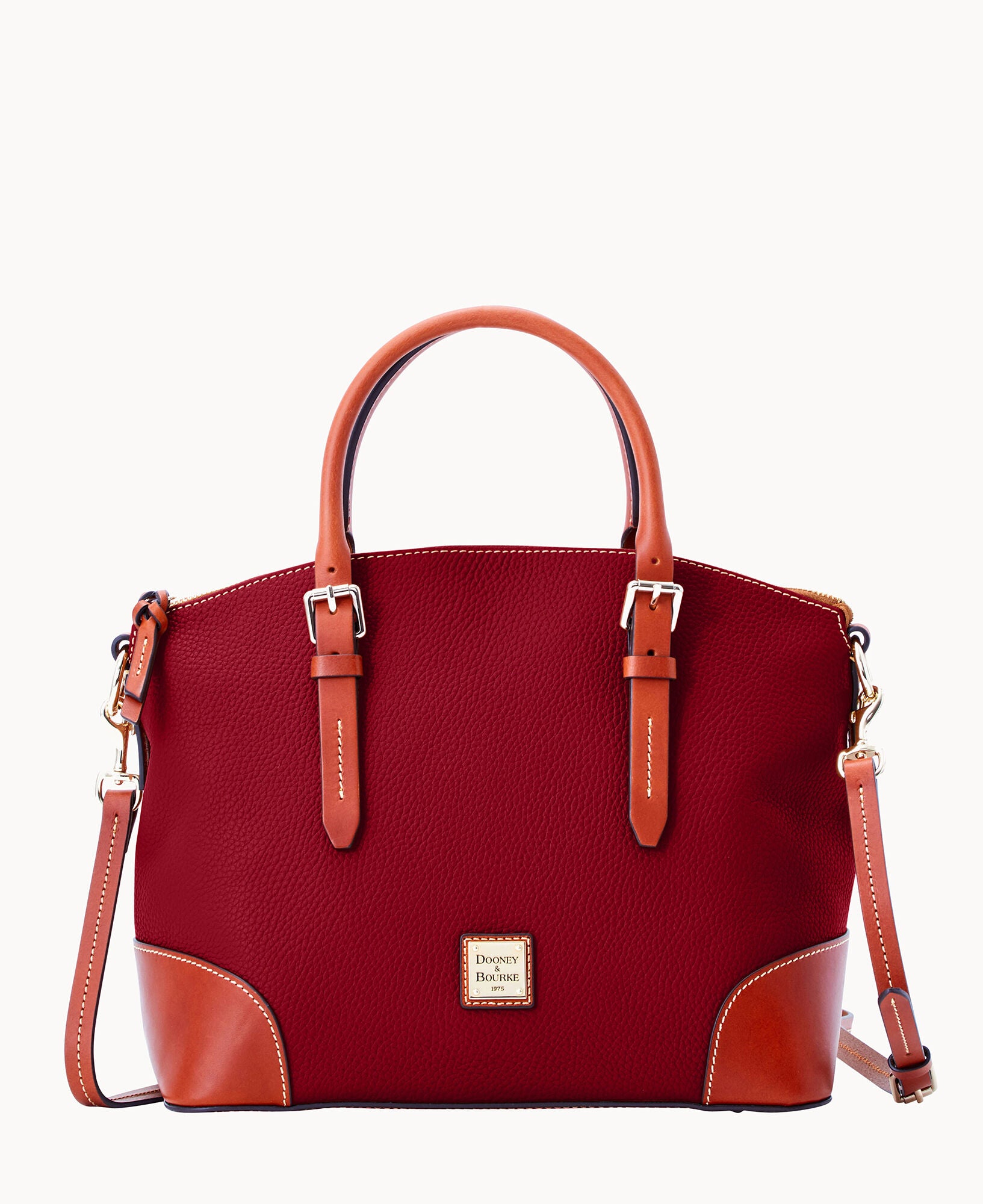 Pebble Grain Domed Satchel - Image 21