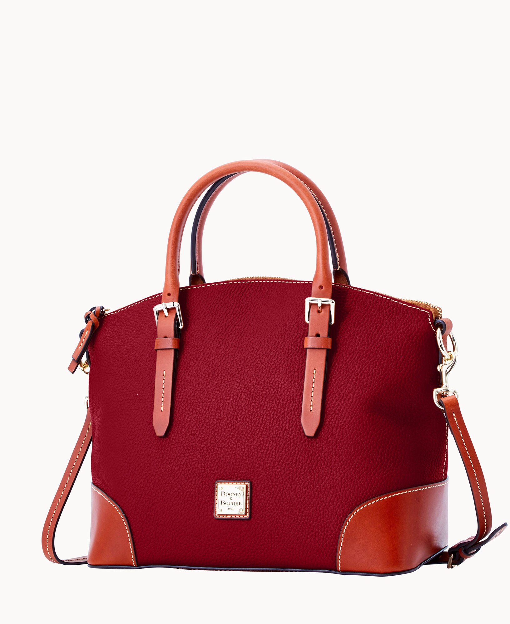 Pebble Grain Domed Satchel - Image 22