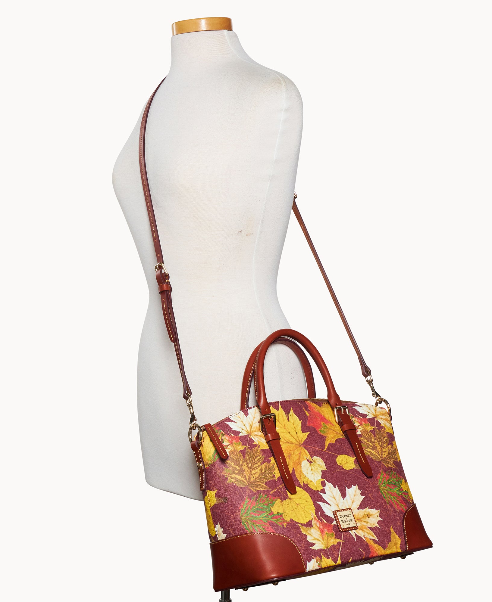 Maple Leaf Domed Satchel - Image 12