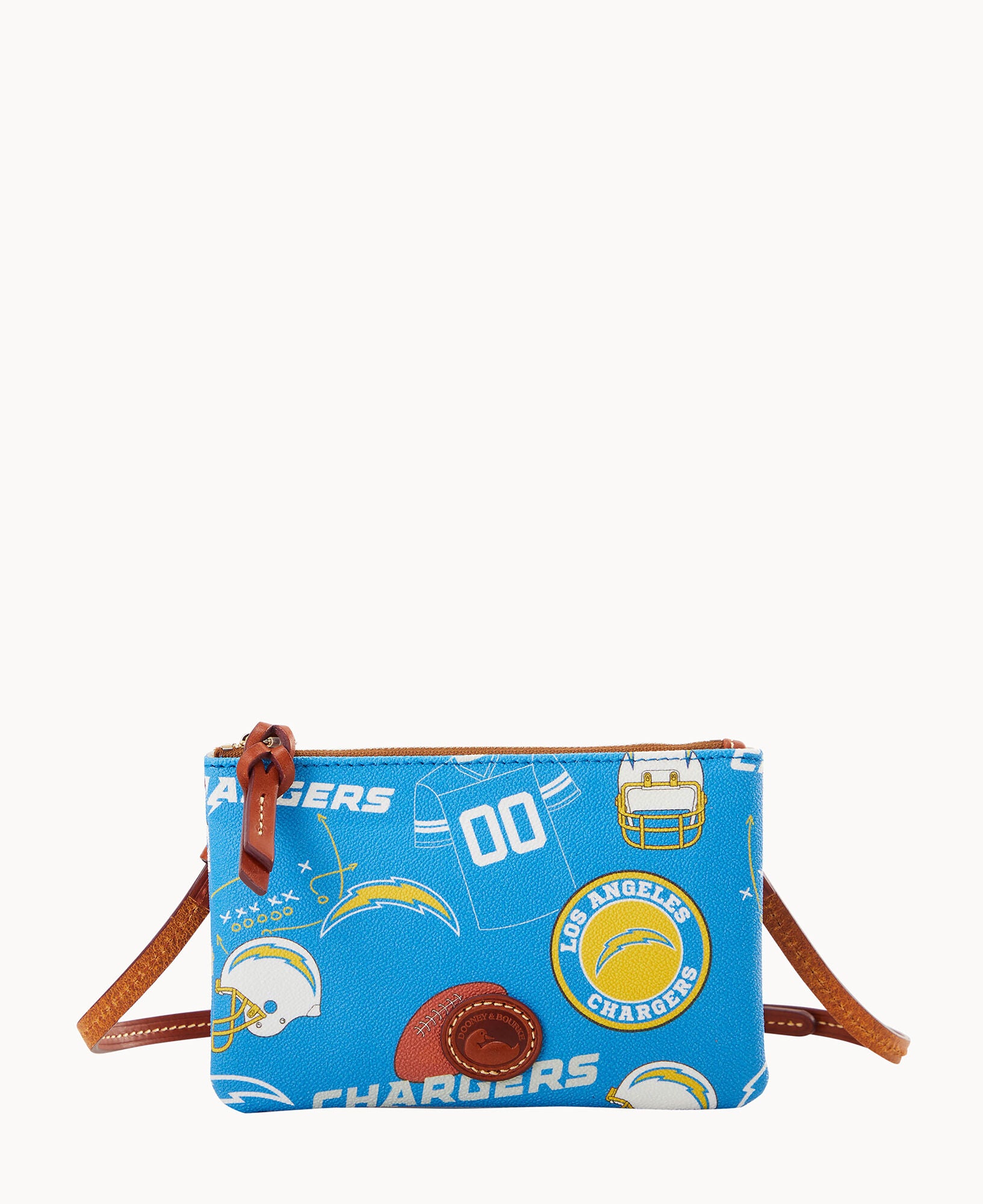 NFL Chargers Top Zip Crossbody