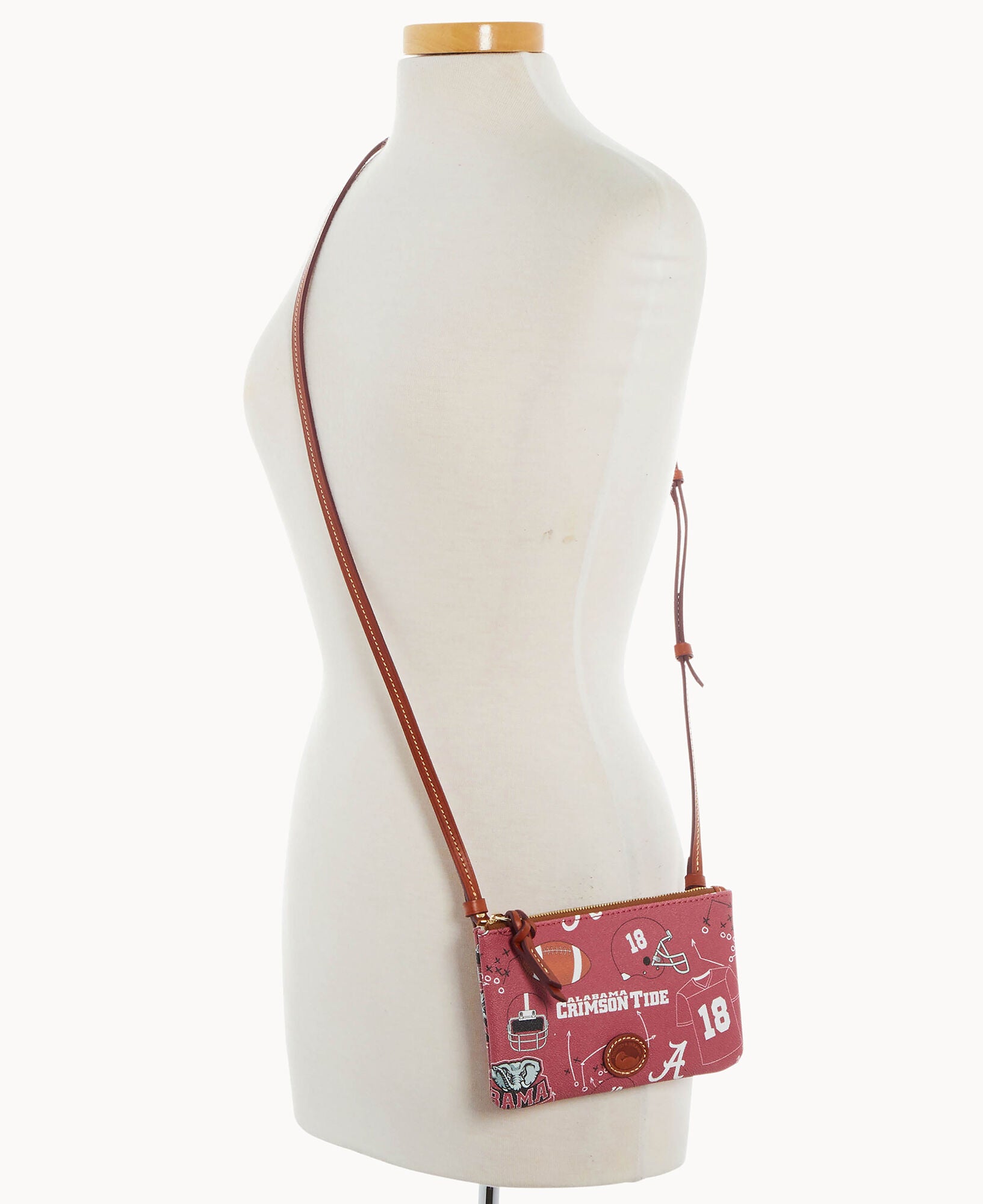 Collegiate University of Alabama Top Zip Crossbody - Image 4