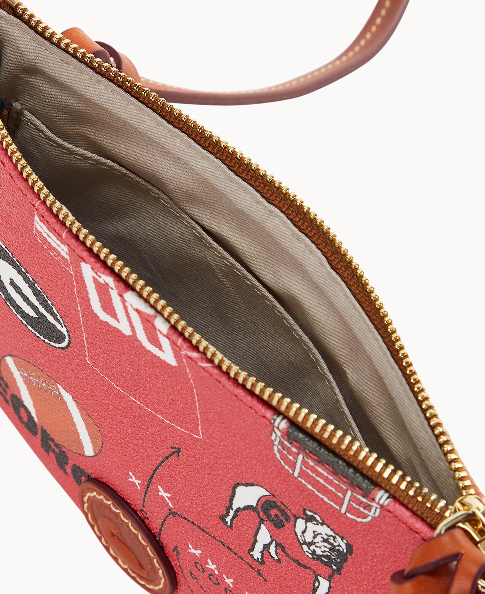 Collegiate University of Georgia Top Zip Crossbody - Image 3