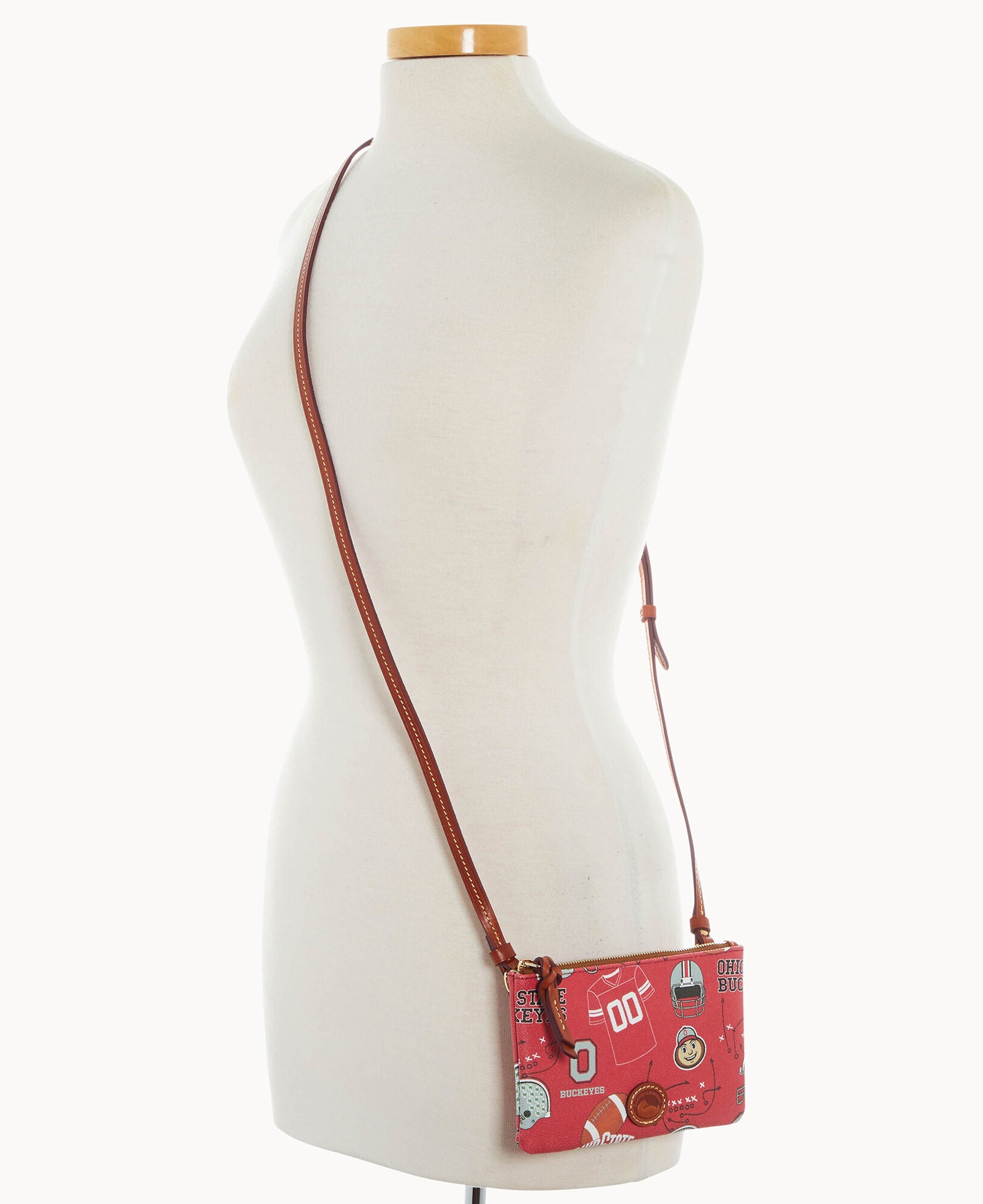 Collegiate Ohio State University Top Zip Crossbody - Image 4