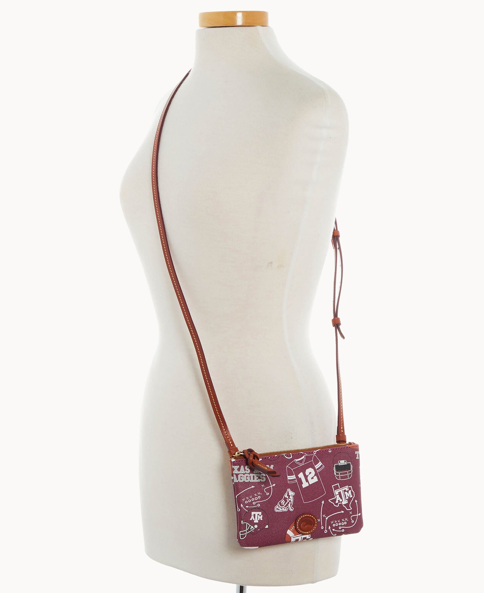 Collegiate Texas A&M Top Zip Crossbody - Image 4
