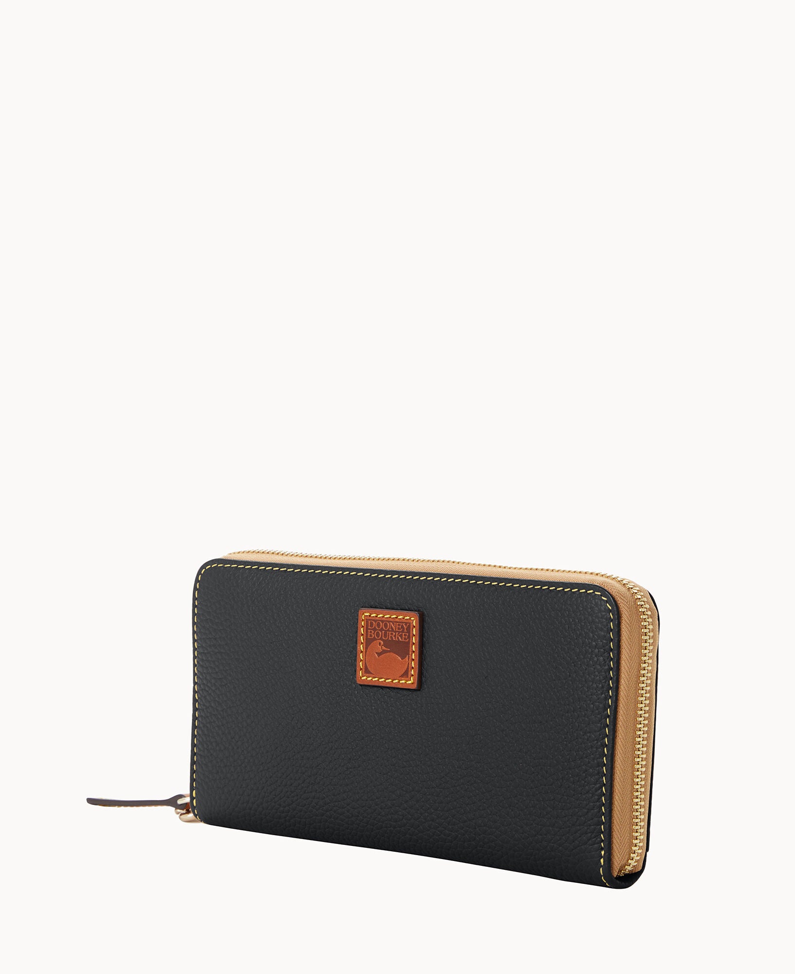 Pebble Grain Large Zip Around Wristlet - Image 5