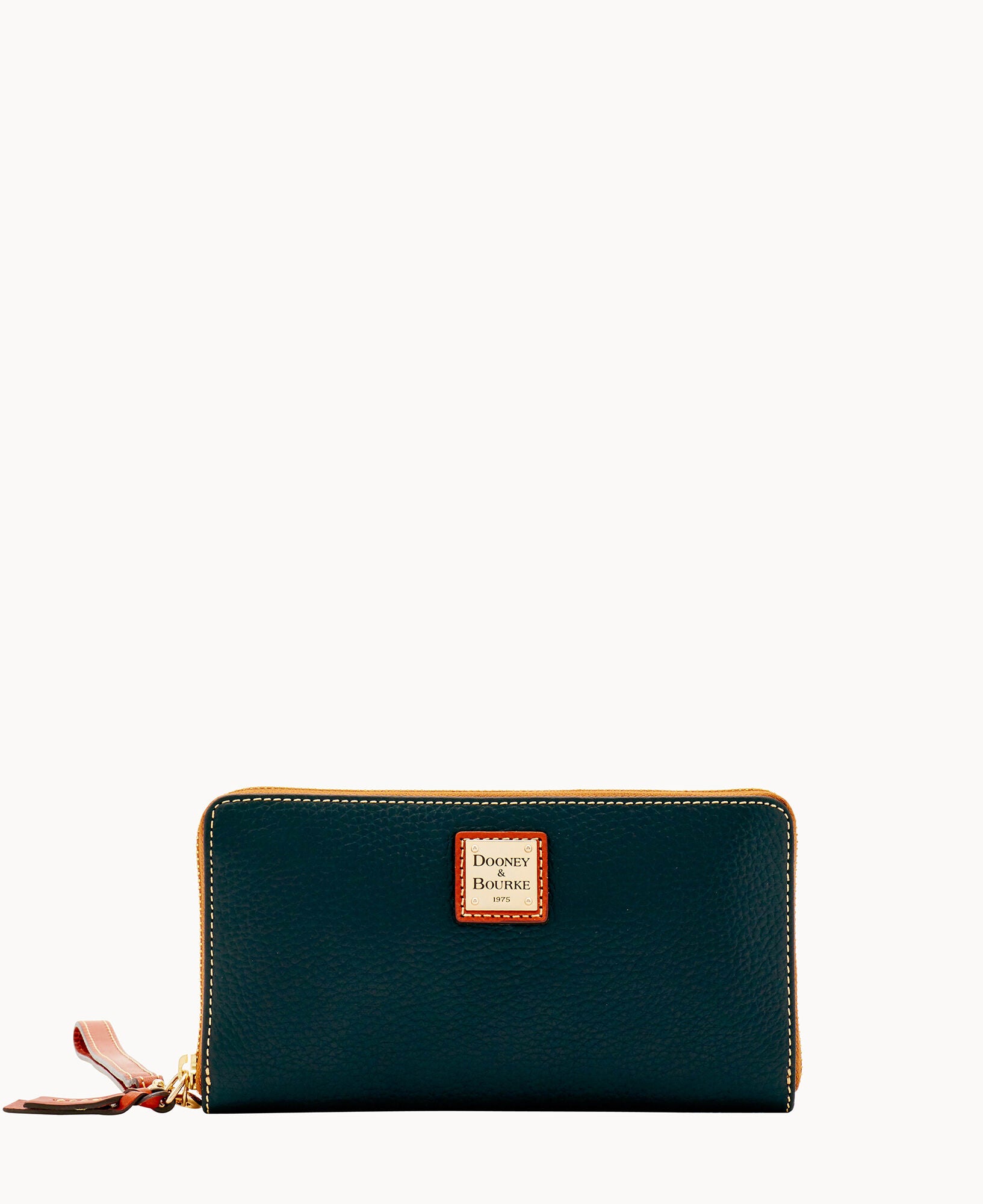 Pebble Grain Large Zip Around Wristlet - Image 13