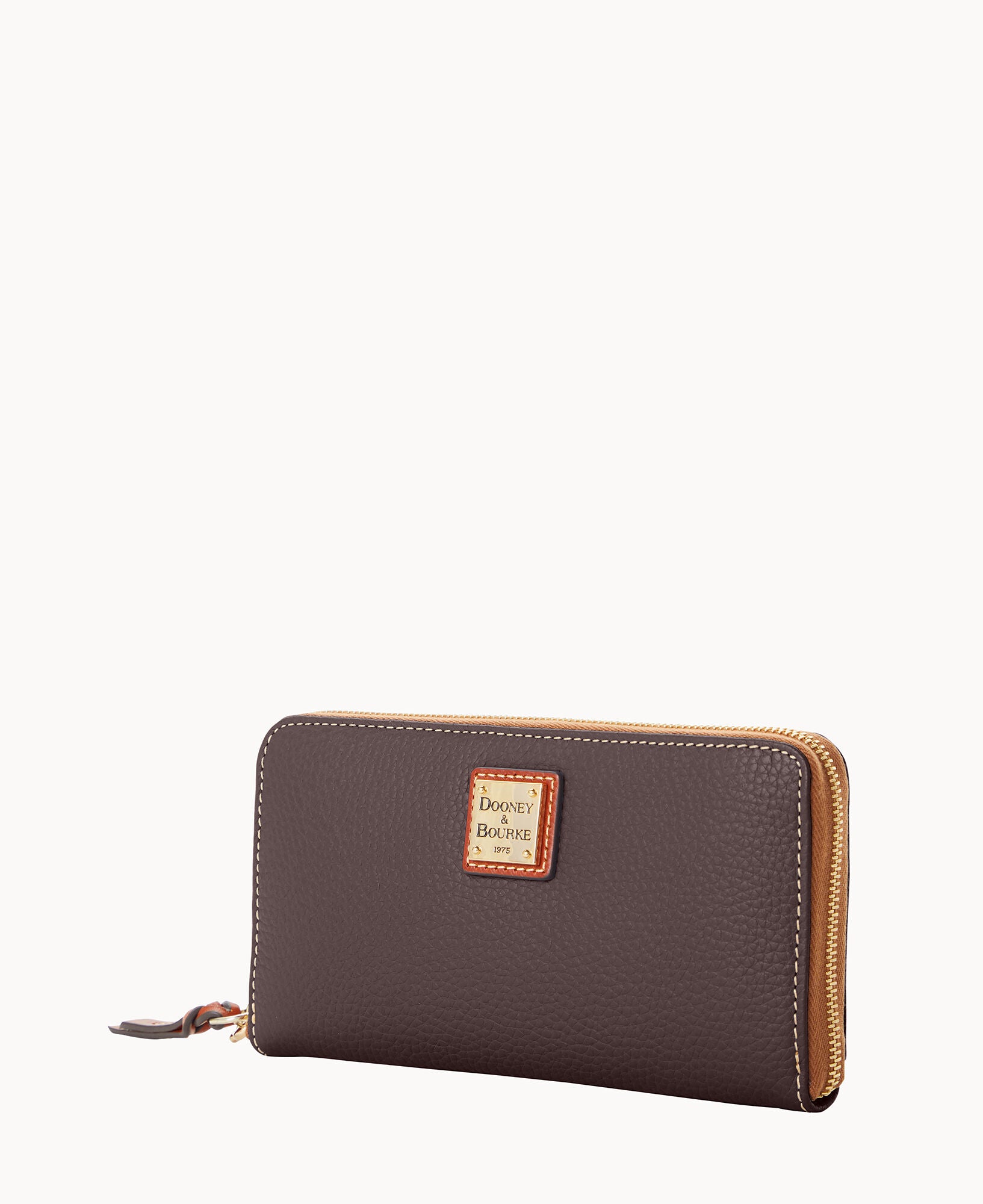 Pebble Grain Large Zip Around Wristlet - Image 8