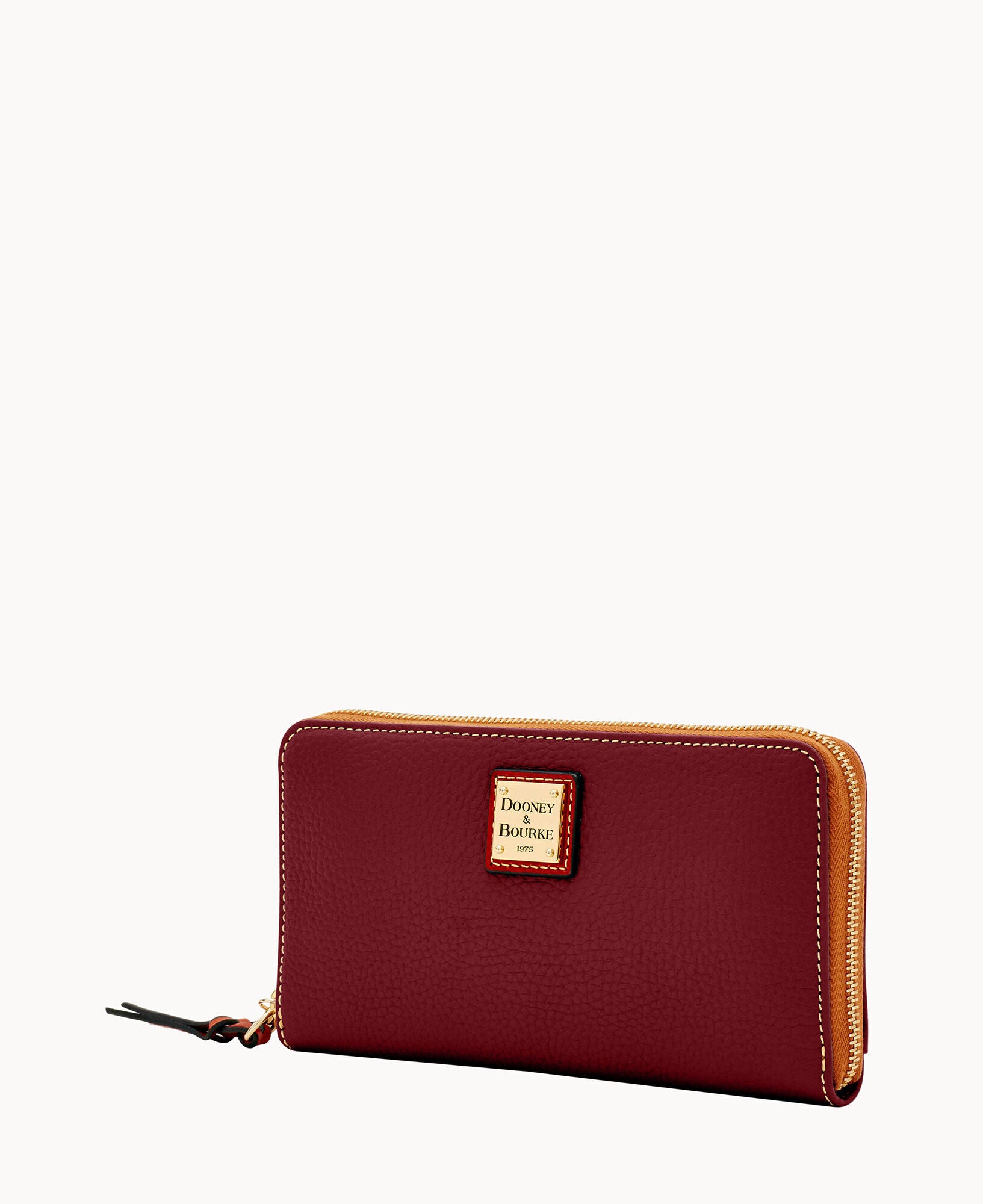 Pebble Grain Large Zip Around Wristlet - Image 26