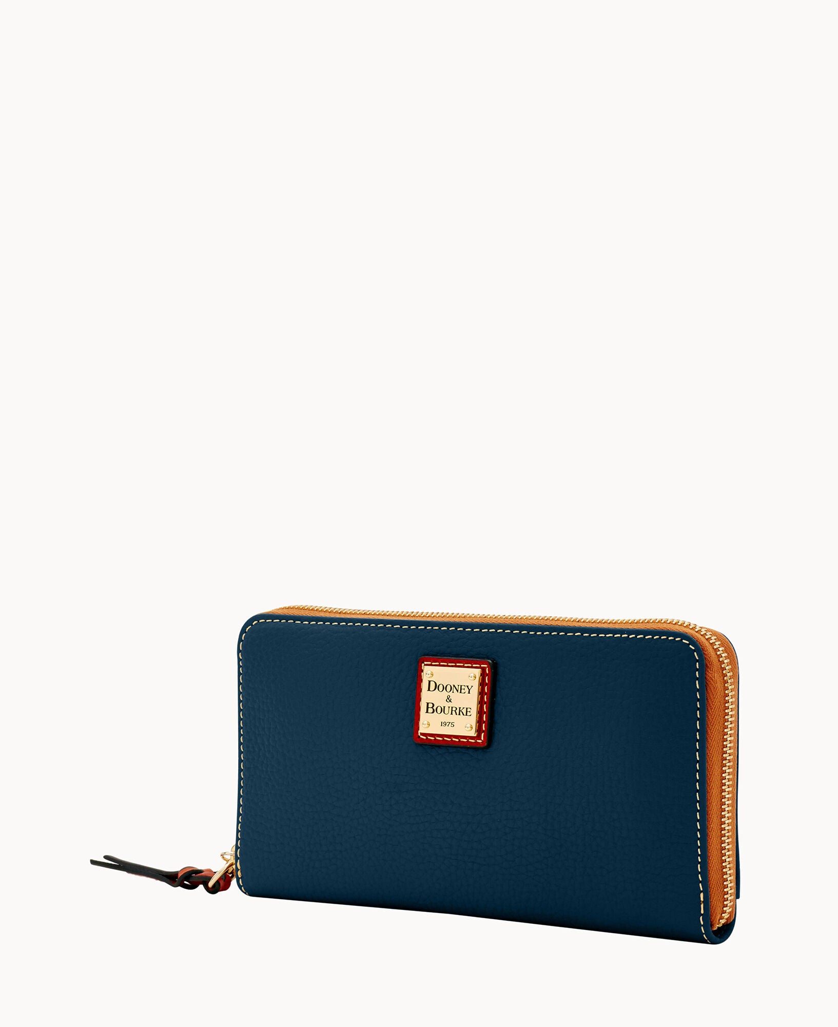 Pebble Grain Large Zip Around Wristlet - Image 17