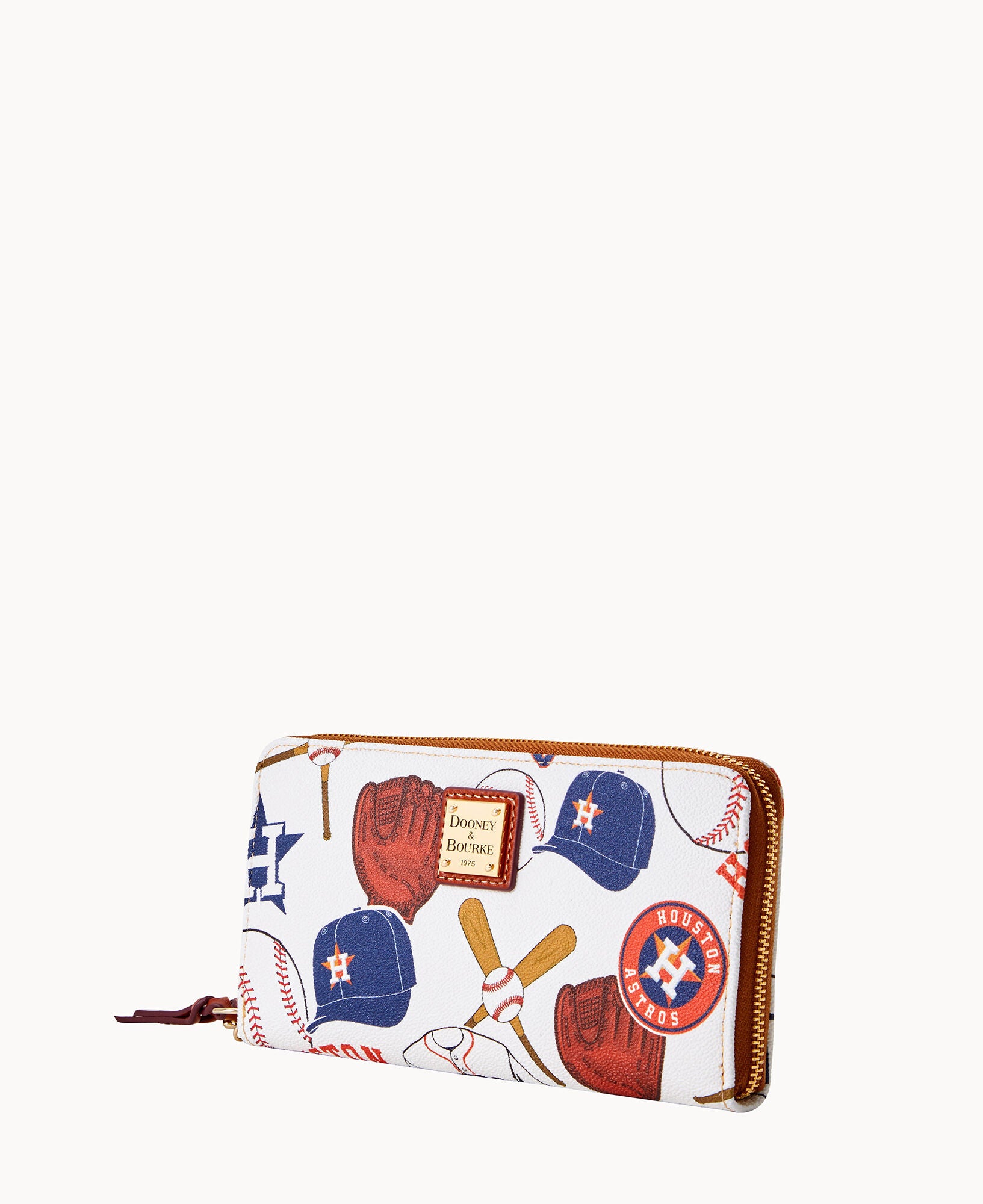 MLB Astros Large Zip Around Wristlet - Image 2