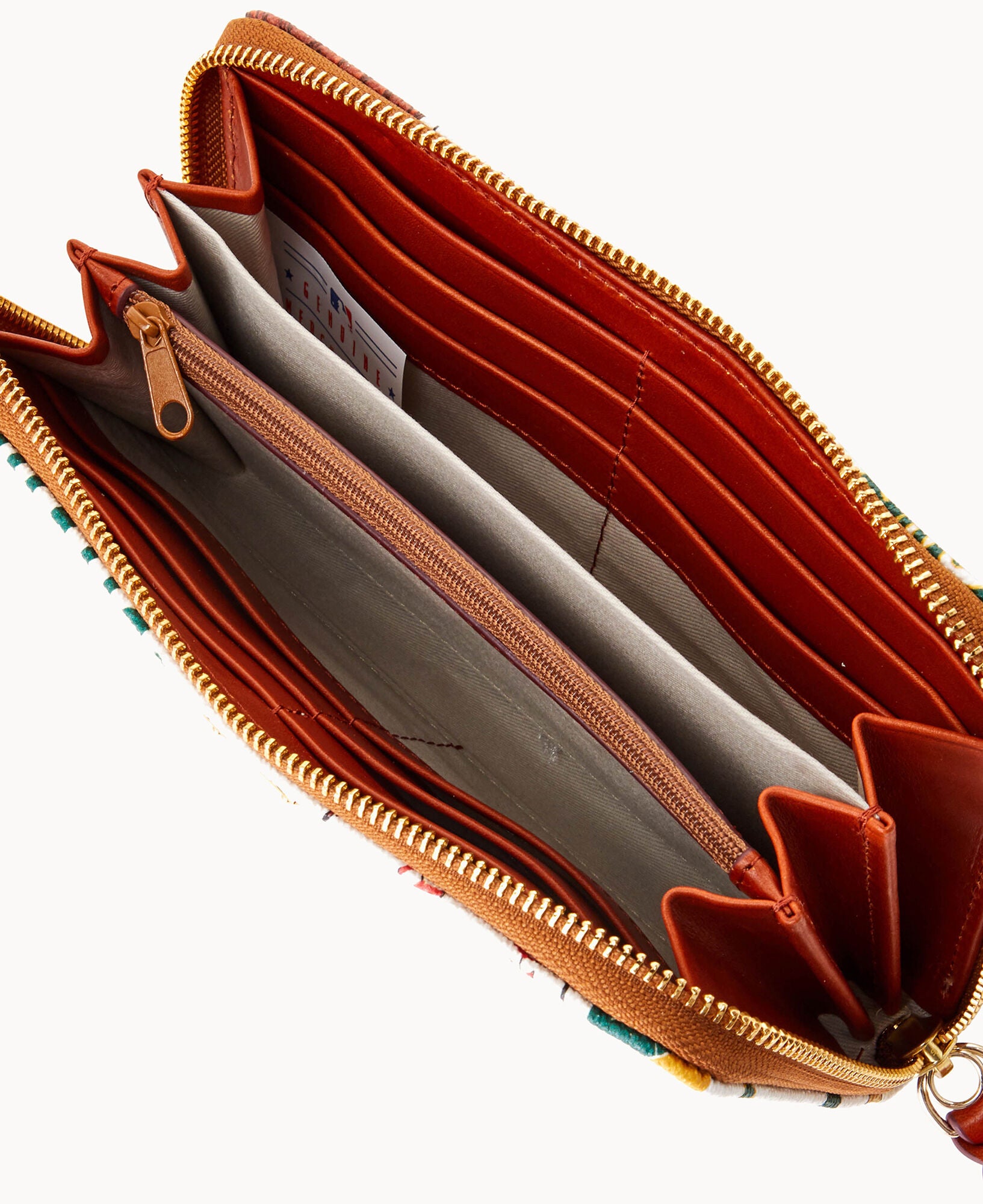MLB Athletics Large Zip Around Wristlet - Image 3