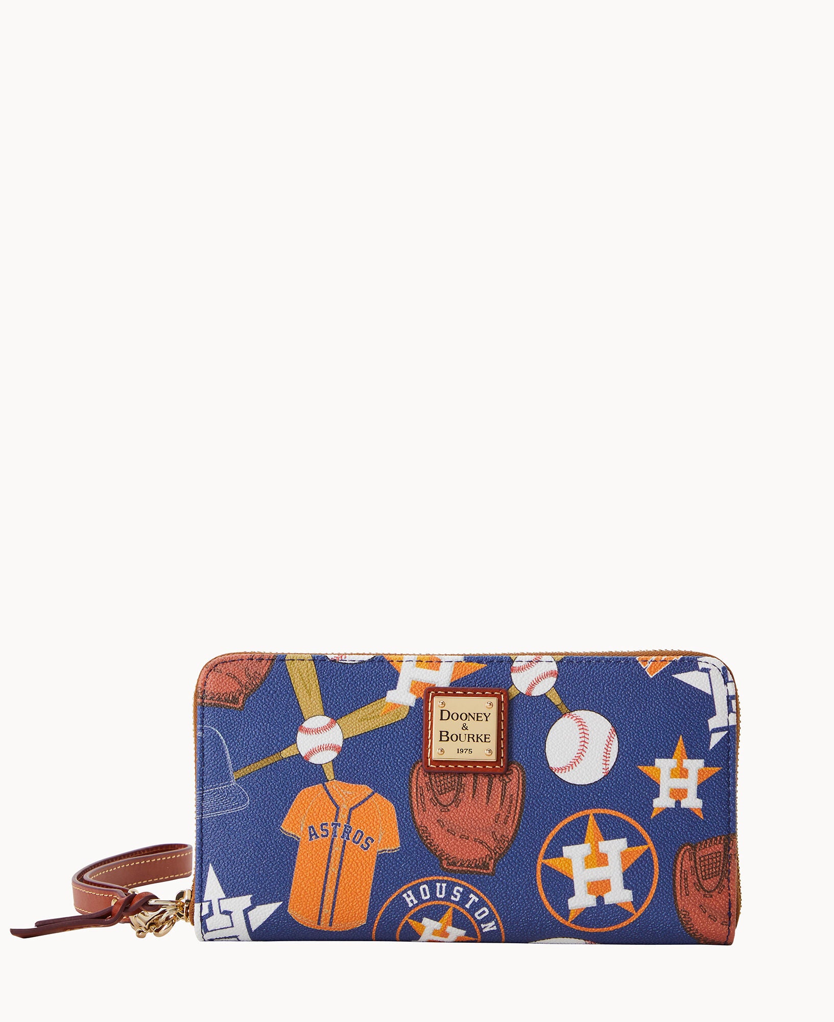 MLB Astros Large Zip Around Wristlet - Image 4